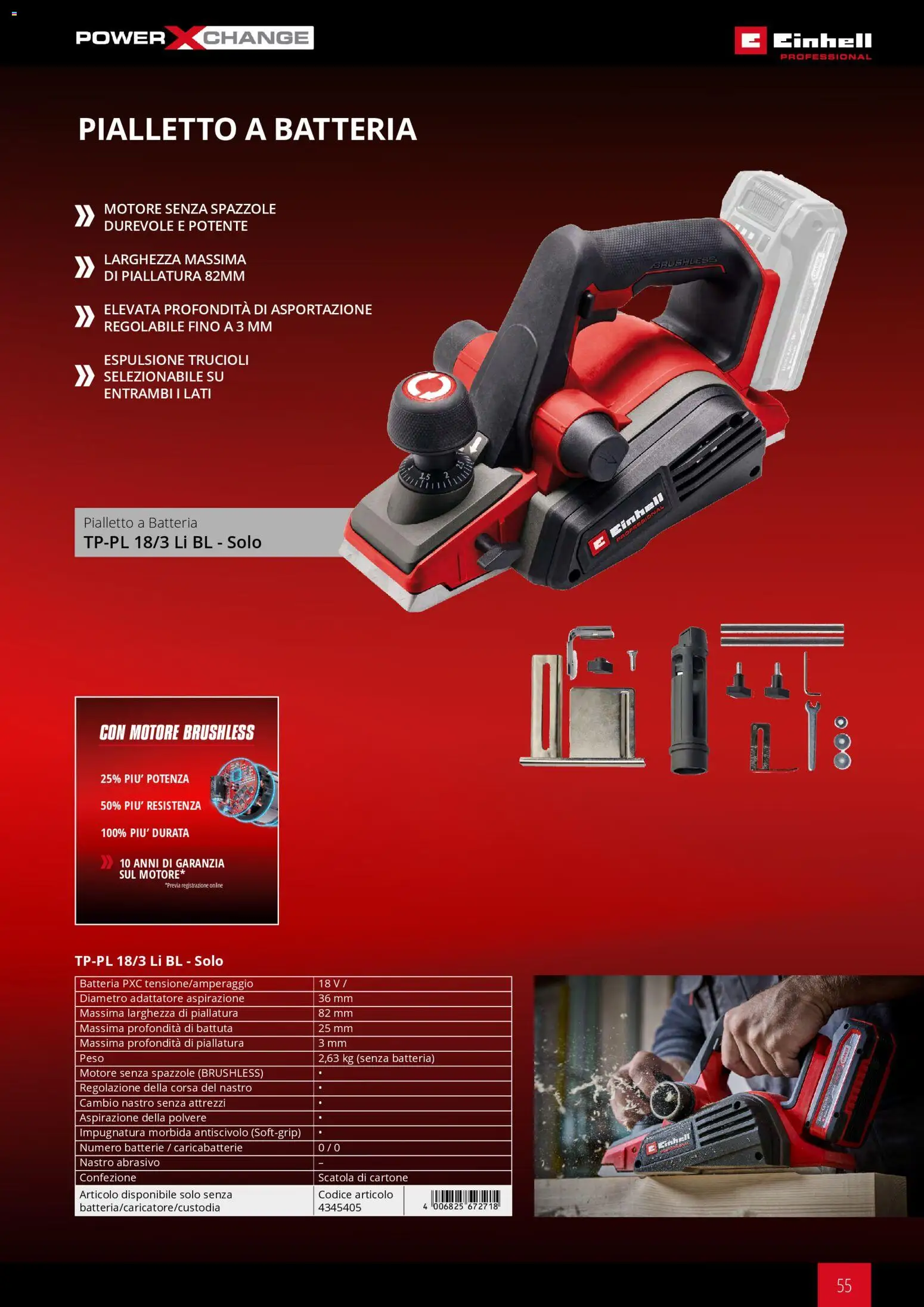 Volantino Einhell del 17.03.2026 | Pagina: 57 | Prodotti: Adattatore, Scatola, Batteria, Batterie