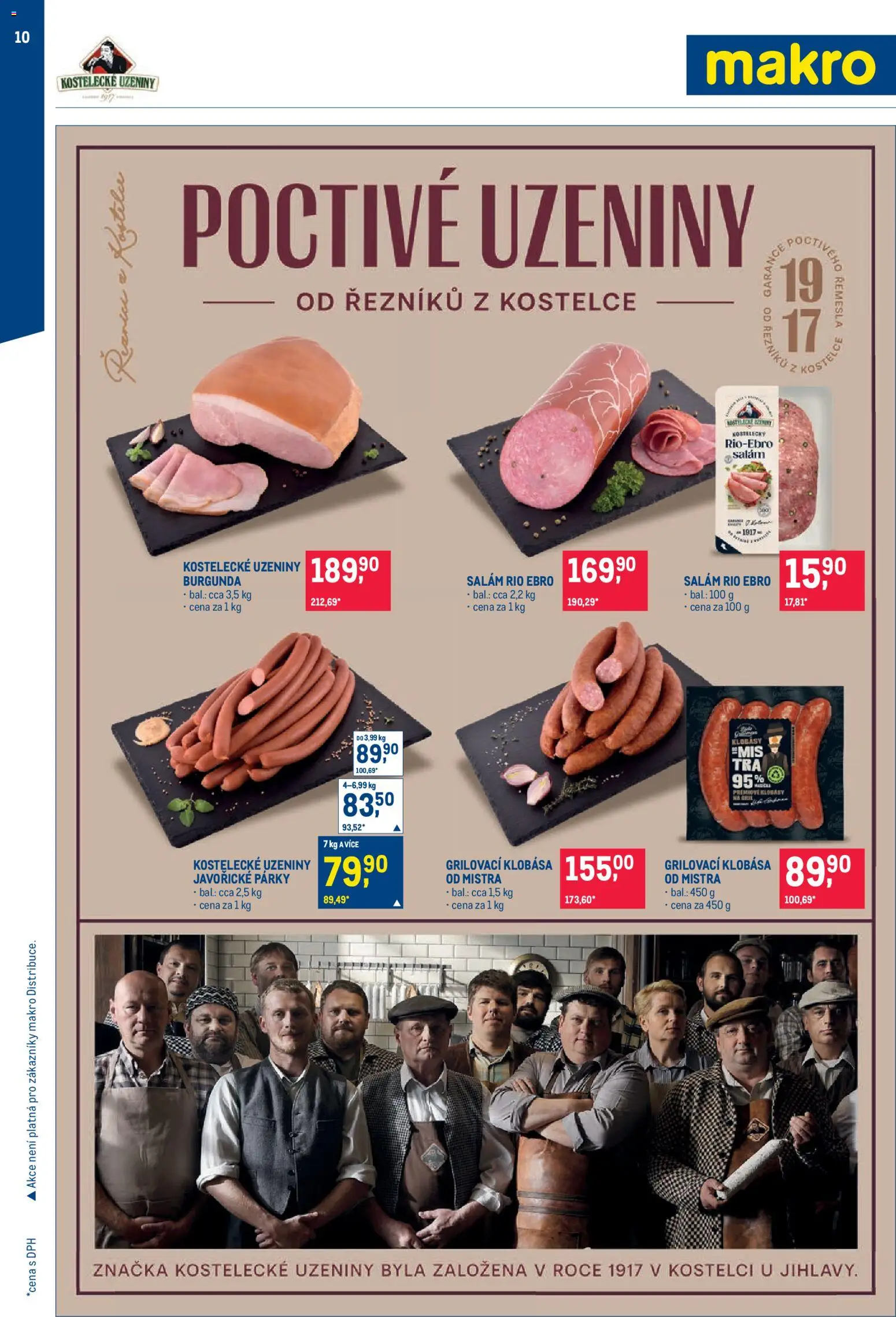 Makro leták - Obchodní partneři od 20.05.2026 | Strana: 10 | Produkty: Salám, Klobása, Uzeniny, Miš