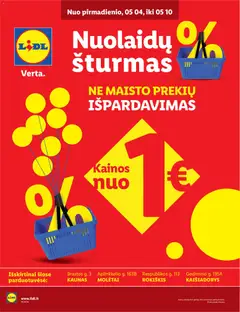LIDL leidinys galioja nuo 04.05.2026