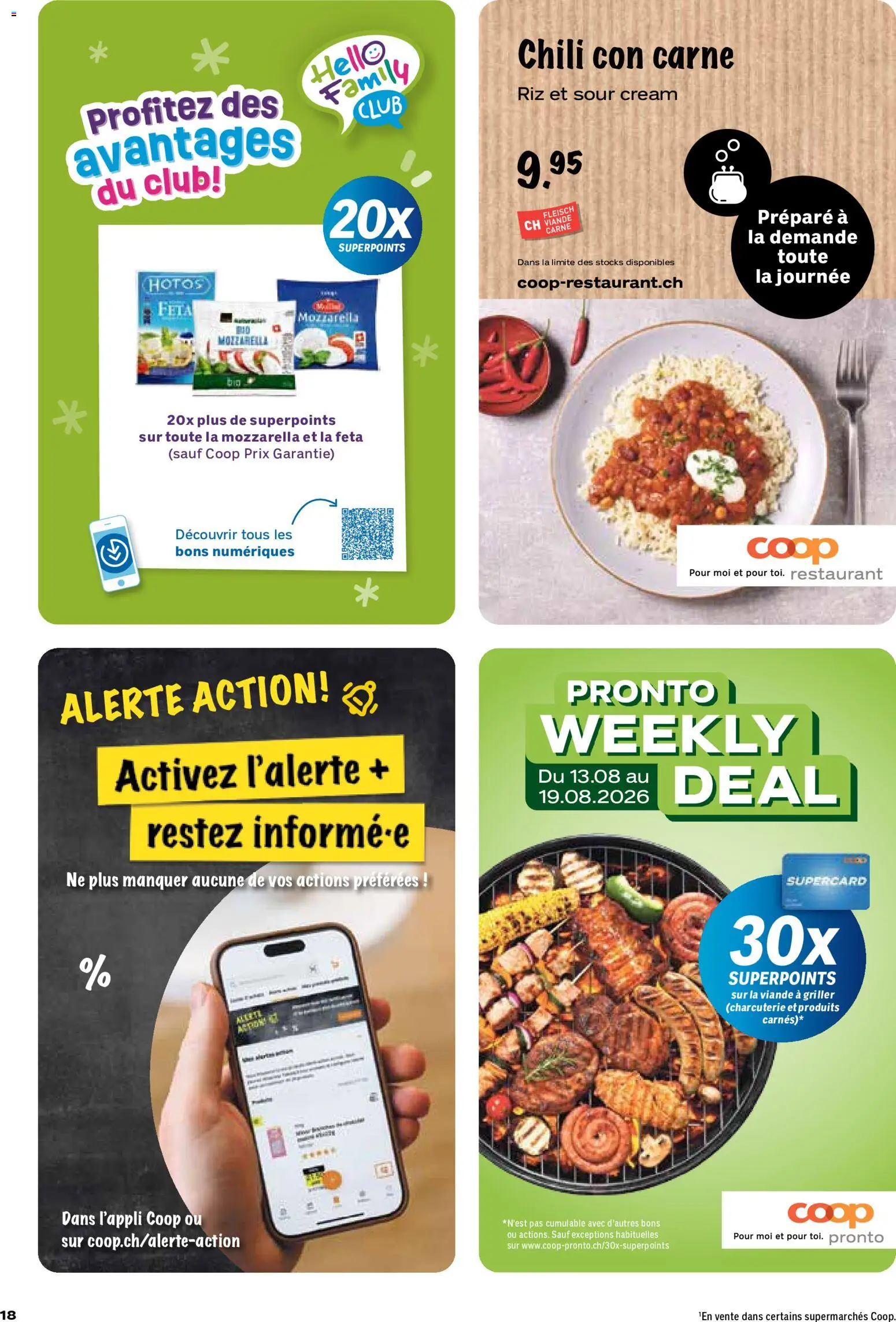 Coop aktionen FR – gültig ab 13.08.2026 | Seite: 18