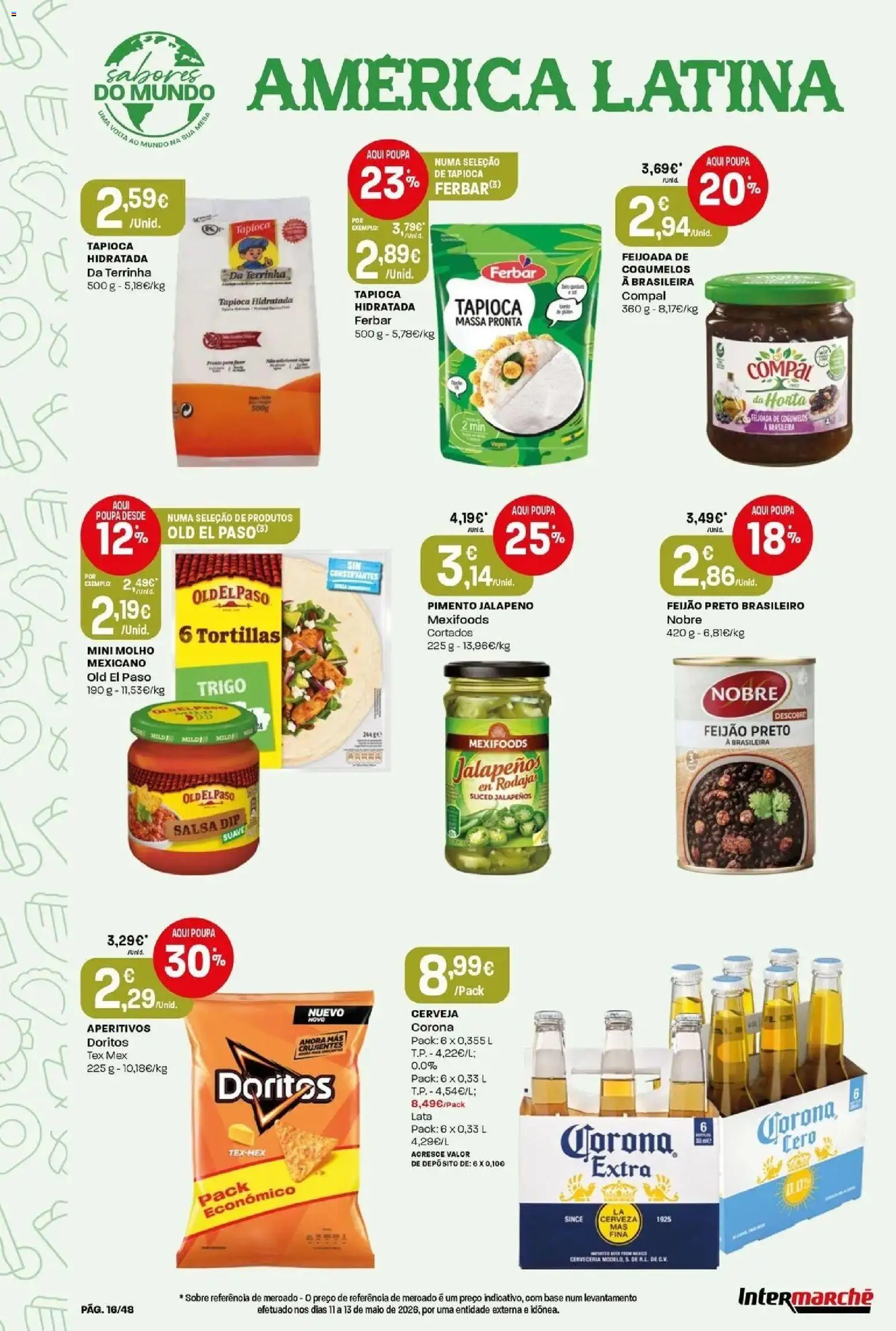 Intermarché - Isto é que são preços BAIXOS! │ válido de 18/06/2026 | Página: 16 | Produtos: Base, Cerveja, Massa, Cogumelos