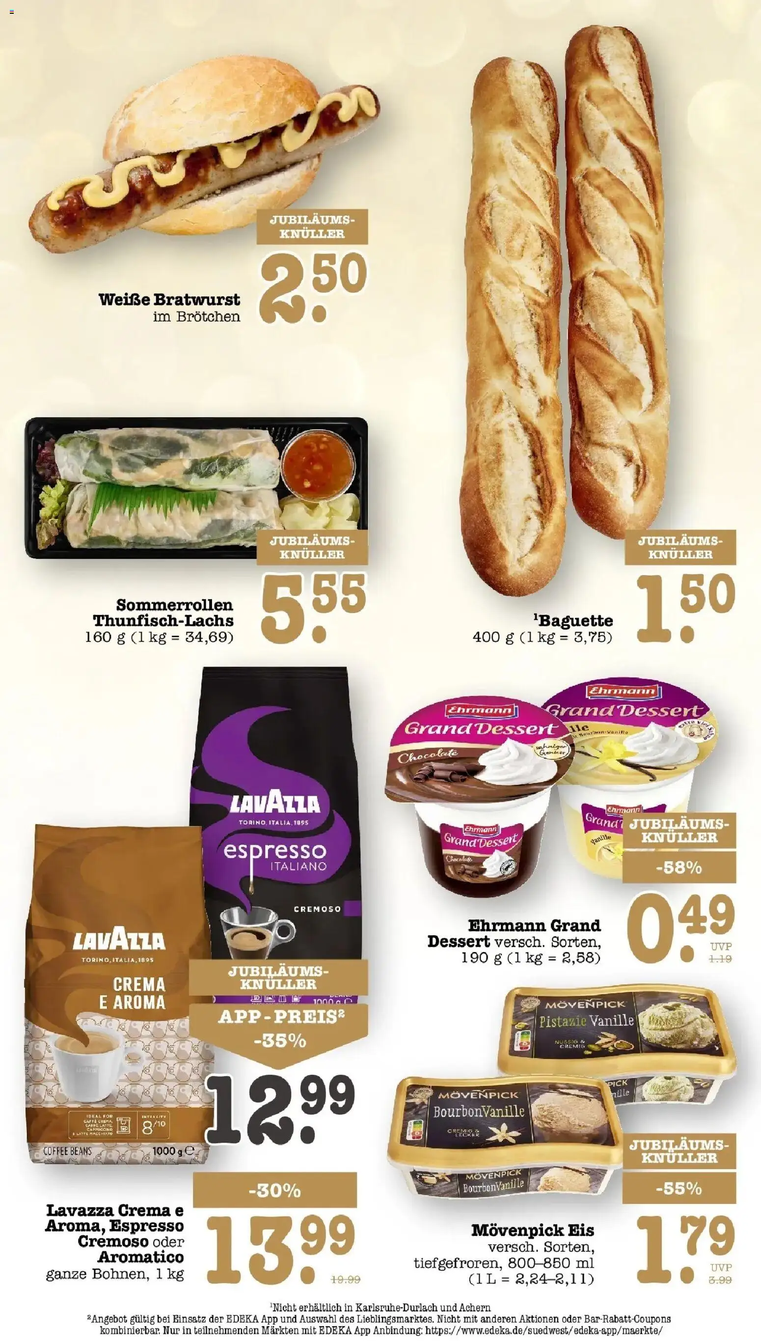 Edeka Prospekt Bühlertal (ab 14.09.2026) » Angebote Online | Seite: 9 | Produkte: Vanille, Movenpick eis, Bourbon, Eis