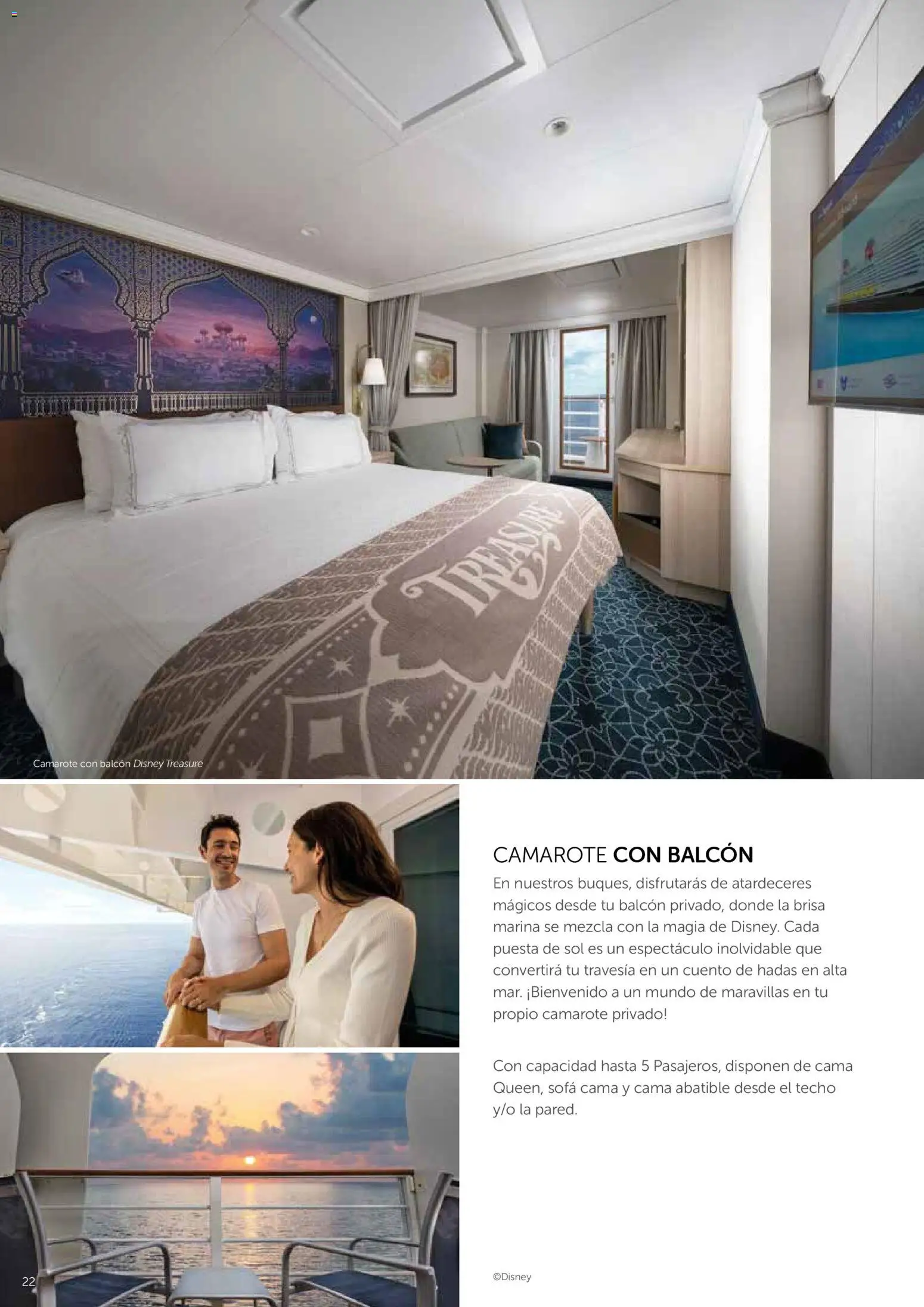 Viajes El Corte Inglés Disney Cruise Line │ válido desde el 07.04.2026 | Página: 22 | Productos: Sofá cama, Cama, Sofá