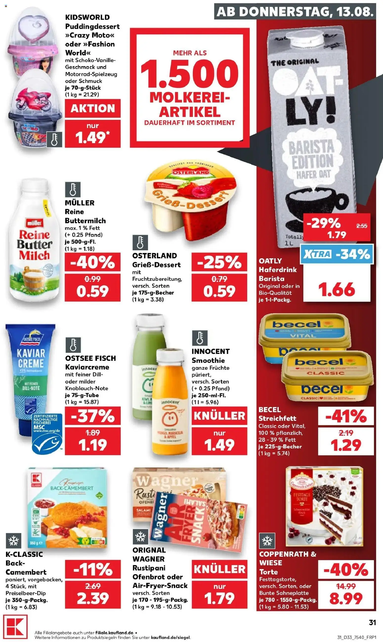 Prospekt Kaufland ab 13.08.2026 » Angebote Online zum Blättern | Seite: 31