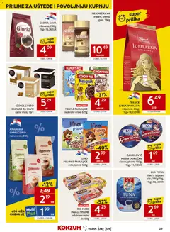 DOLCE GUSTO KAPSULE ZA KAVU razne vrste, 16/1, Boxes of coffee capsules, various types. - Pregled kataloga iz trgovine Konzum, vrijedi od 03.06.2026 | Stranica: 29