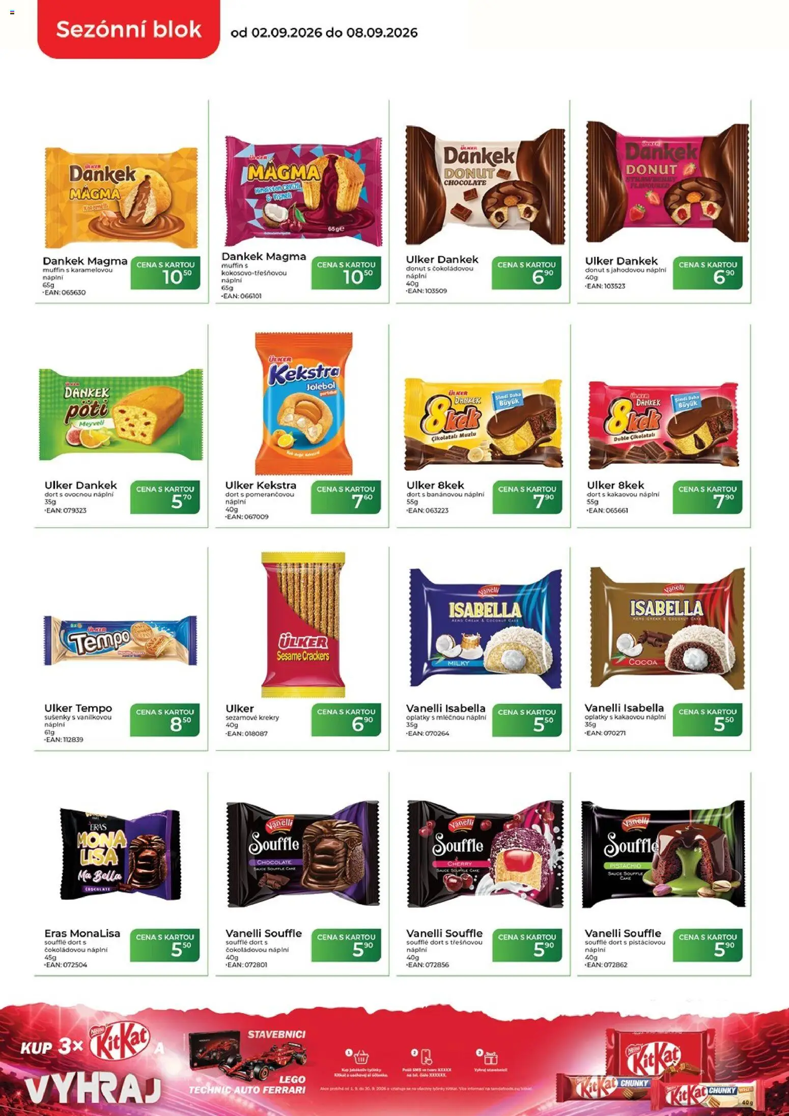 Tamda Foods leták od 02.09.2026 | Strana: 2 | Produkty: Donut, Dort, Oplatky, Sušenky