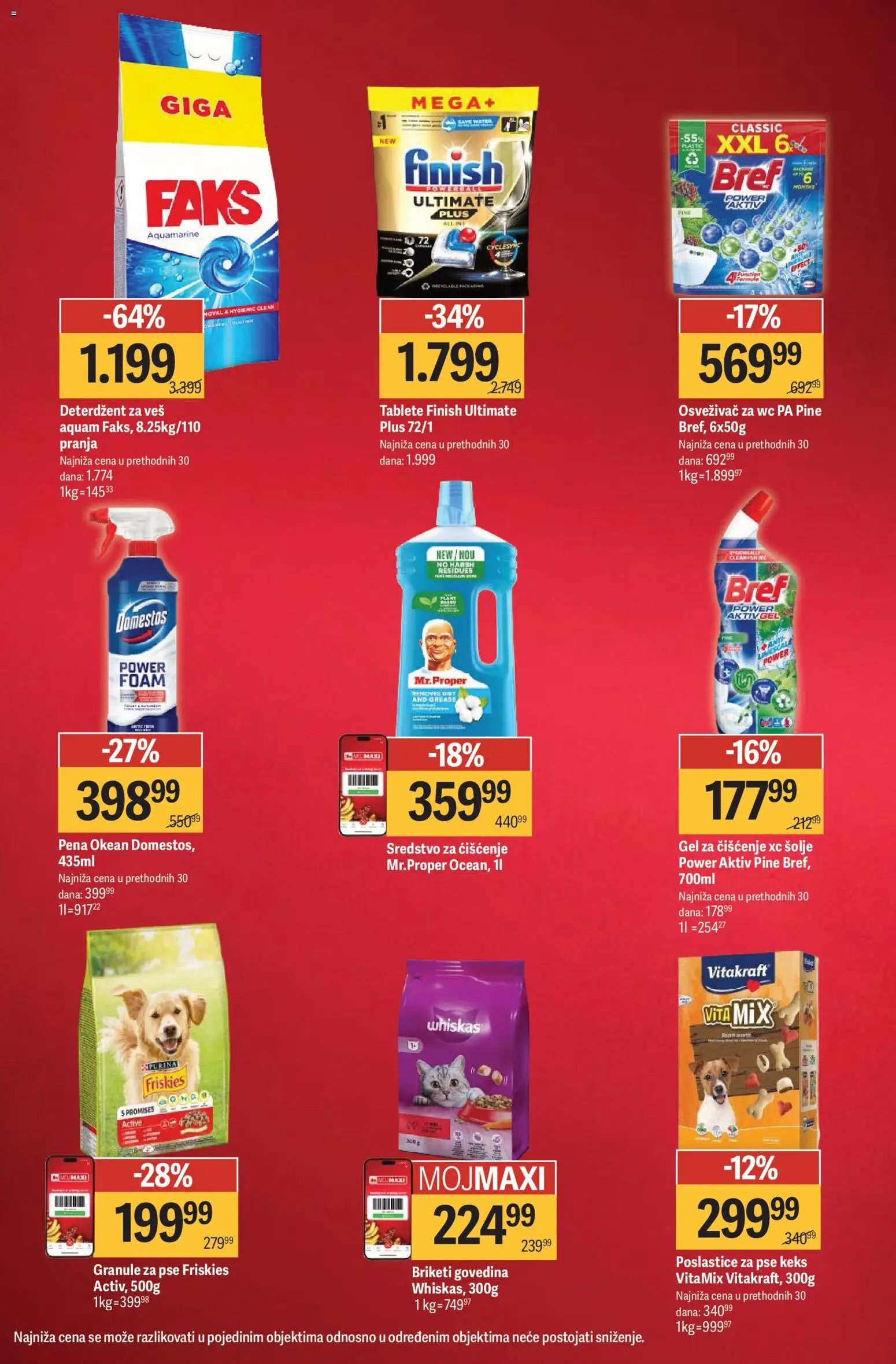 Mega Maxi katalog - važi od 16.07.2026 | Strana: 7 | Proizvode: Govedina, Bref, Keks, Whiskas