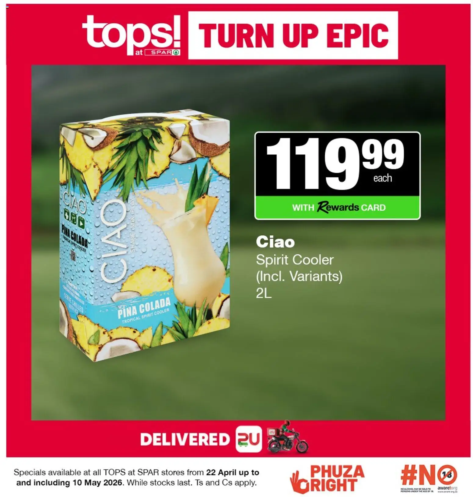 New Tops at Spar catalogue – valid from 22.04.2026 | Page: 19 | Products: Cooler