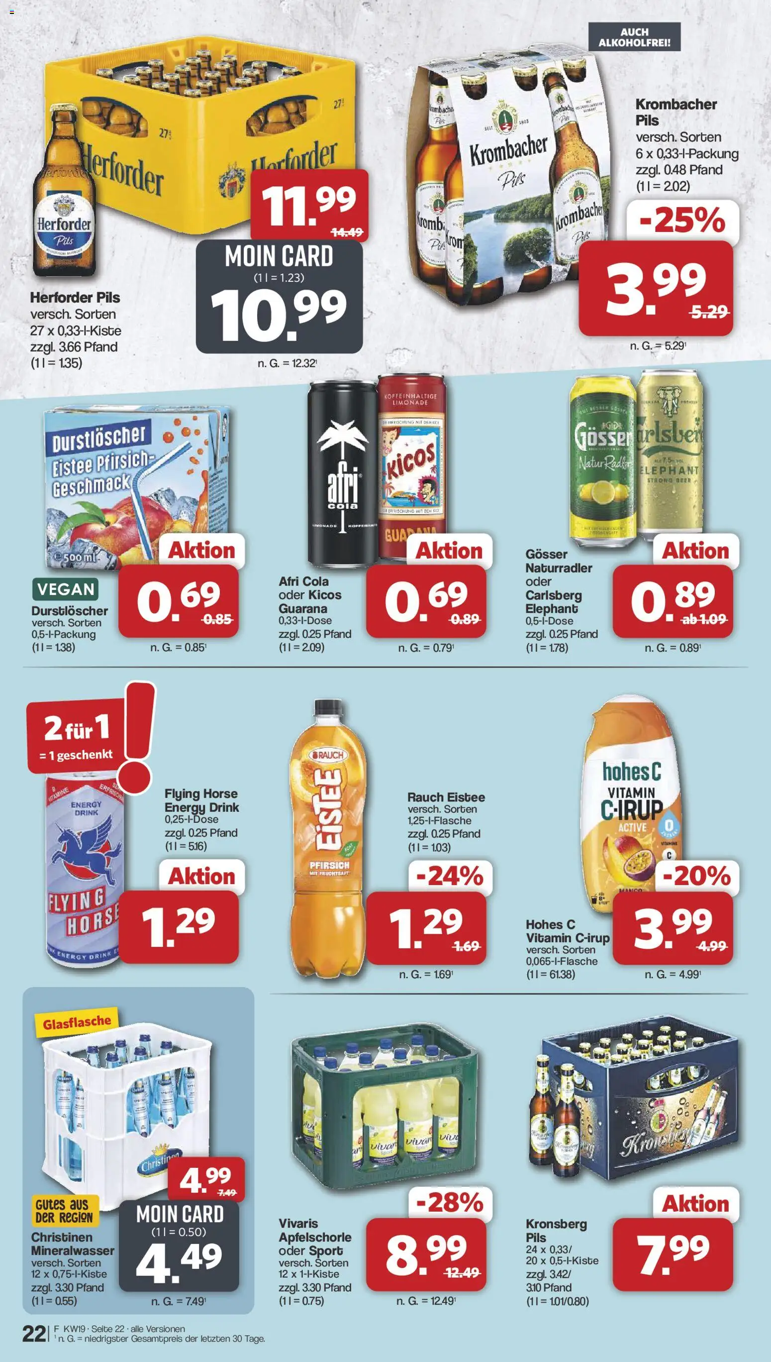 Famila Nordwest Prospekt 	 – gültig ab 04.05.2026 | Seite: 22 | Produkte: Pils, Radler, Pfirsich, Fruchtsaft