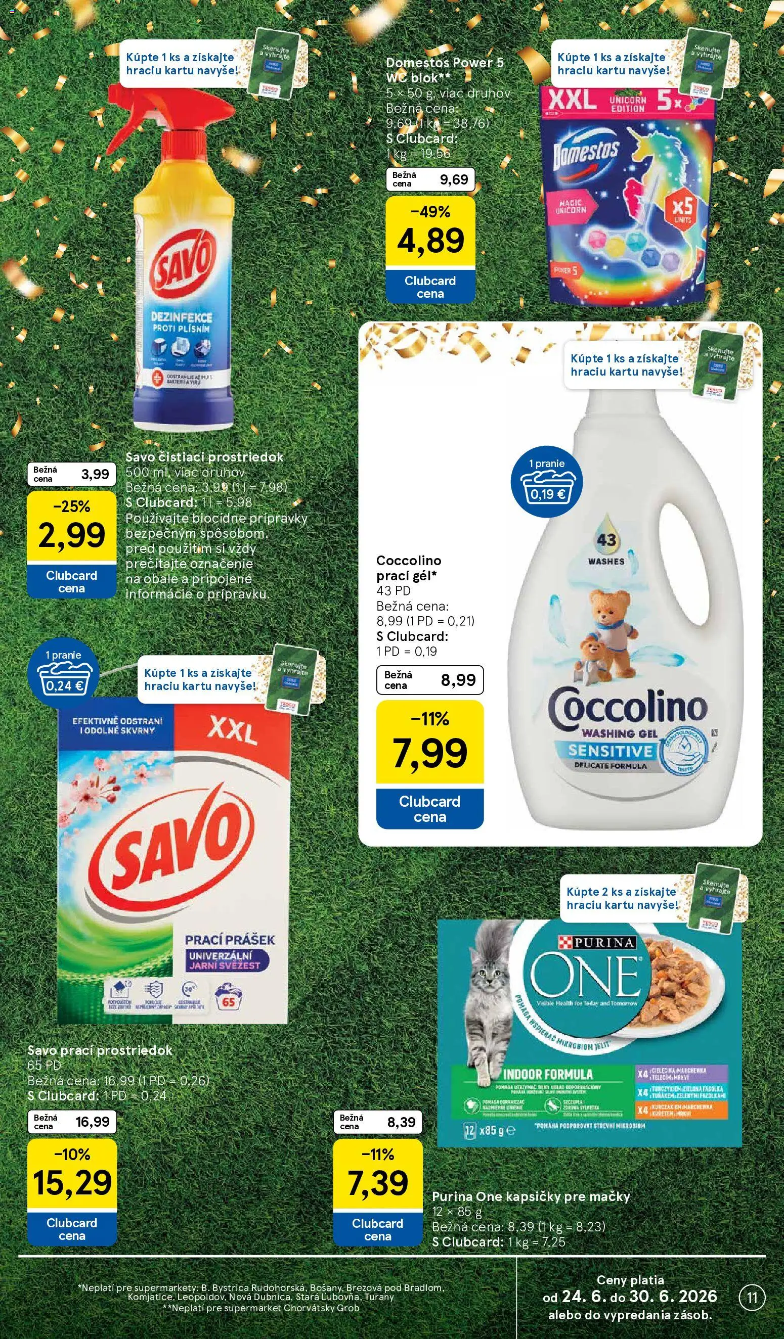 Nové Tesco akcie – leták je platný od 24.06.2026 | Strana: 11