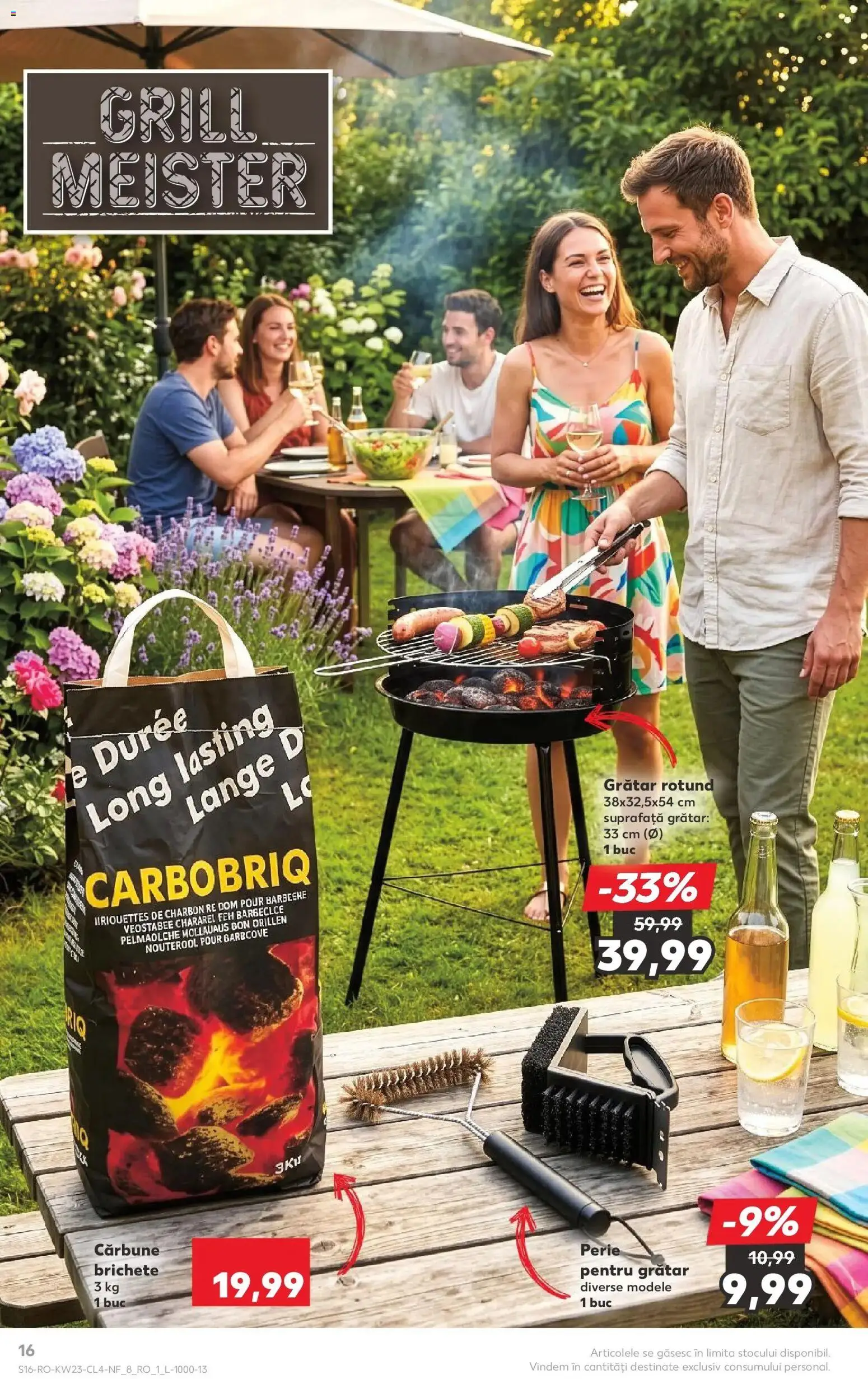Noul catalog Kaufland – valabil de la 03.06.2026 | Pagină: 16 | Produse: Pc, Grătar, Perie, Soğanlar