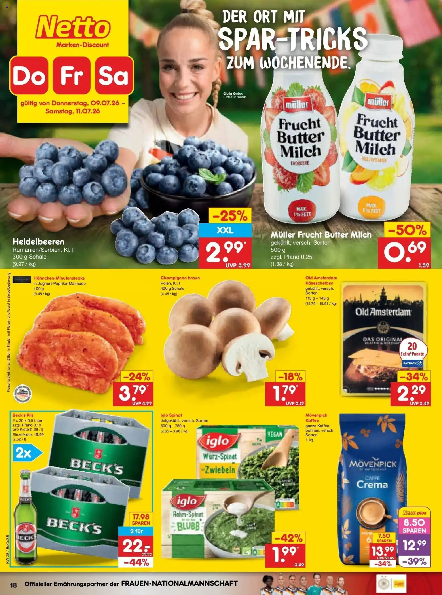 Netto Marken-Discount - Netto: Wochenangebote – gültig ab 05.07.2026 | Seite: 34 | Produkte: Iglo, Zwiebeln, Wurst, Fleisch