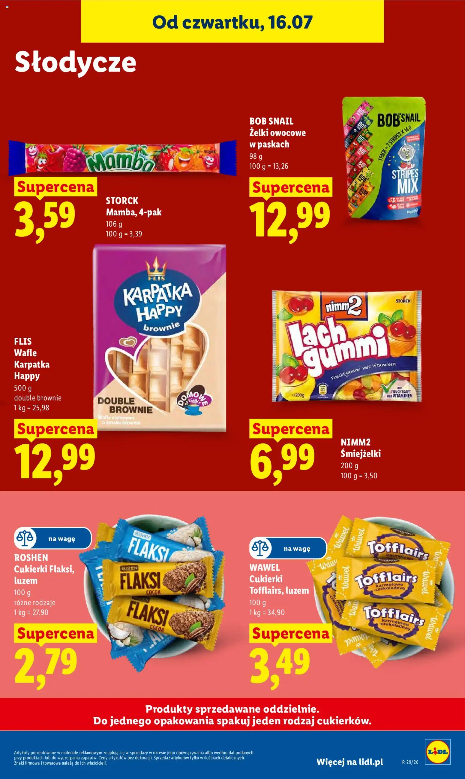 Lidl Polsko leták od 16.07.2026 | Strana: 83 | Produkty: Brownie
