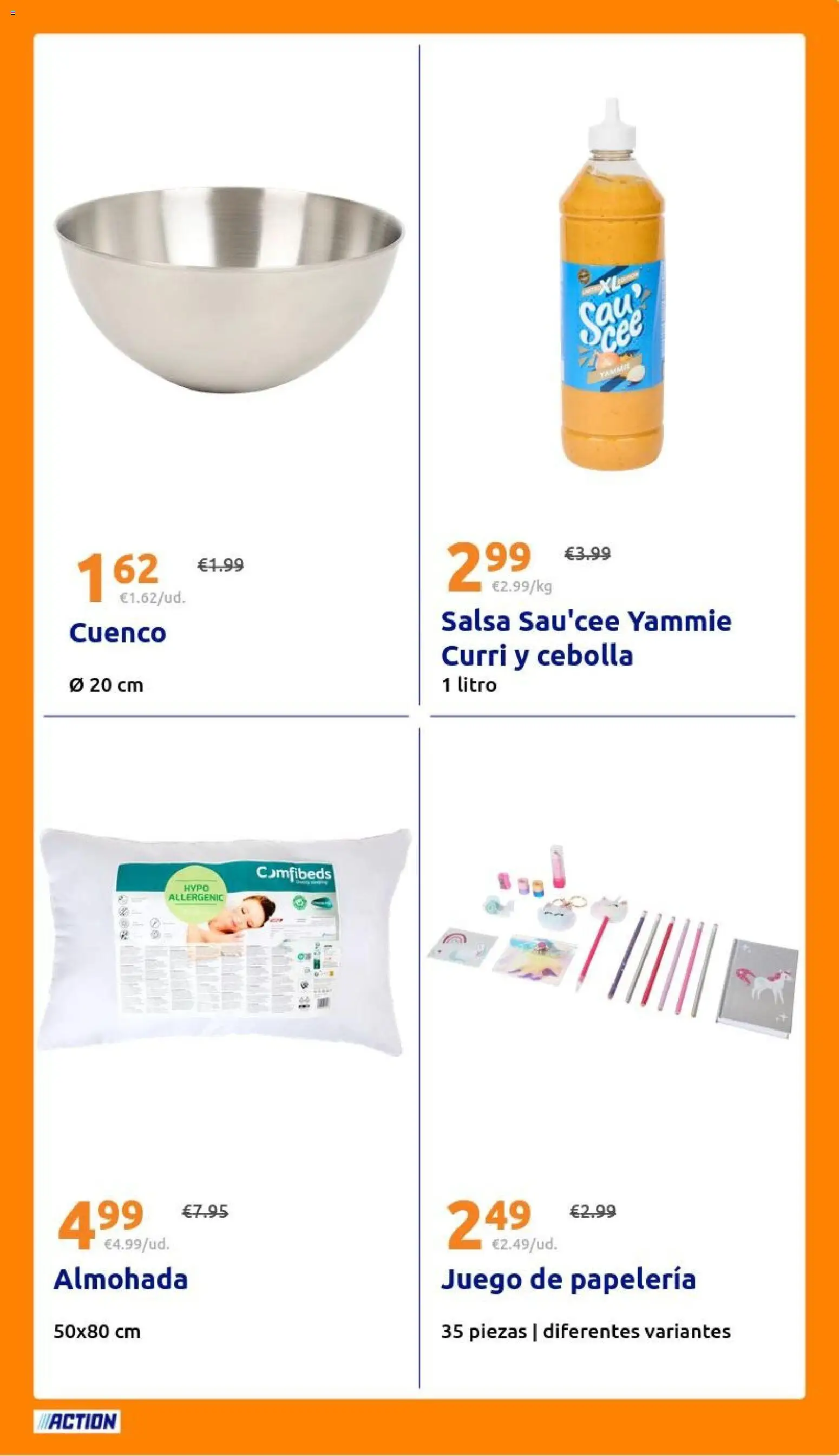 Action folleto │ válido desde el 12/08/2026 | Página: 25 | Productos: Cebolla, Almohada