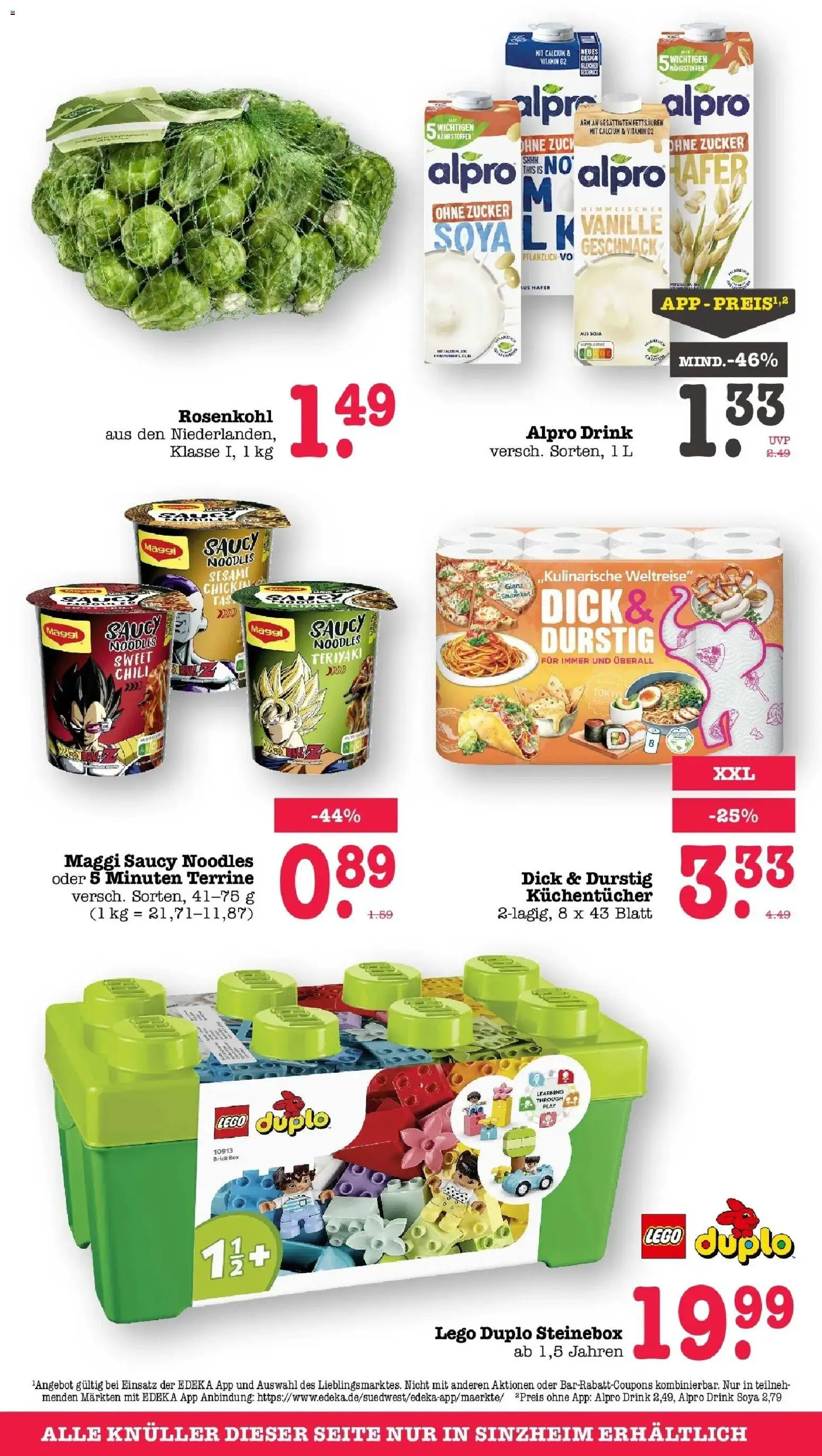Edeka Prospekt Bühlertal (ab 19.10.2026) » Angebote Online | Seite: 95 | Produkte: Maggi, Box, Zucker, Chili