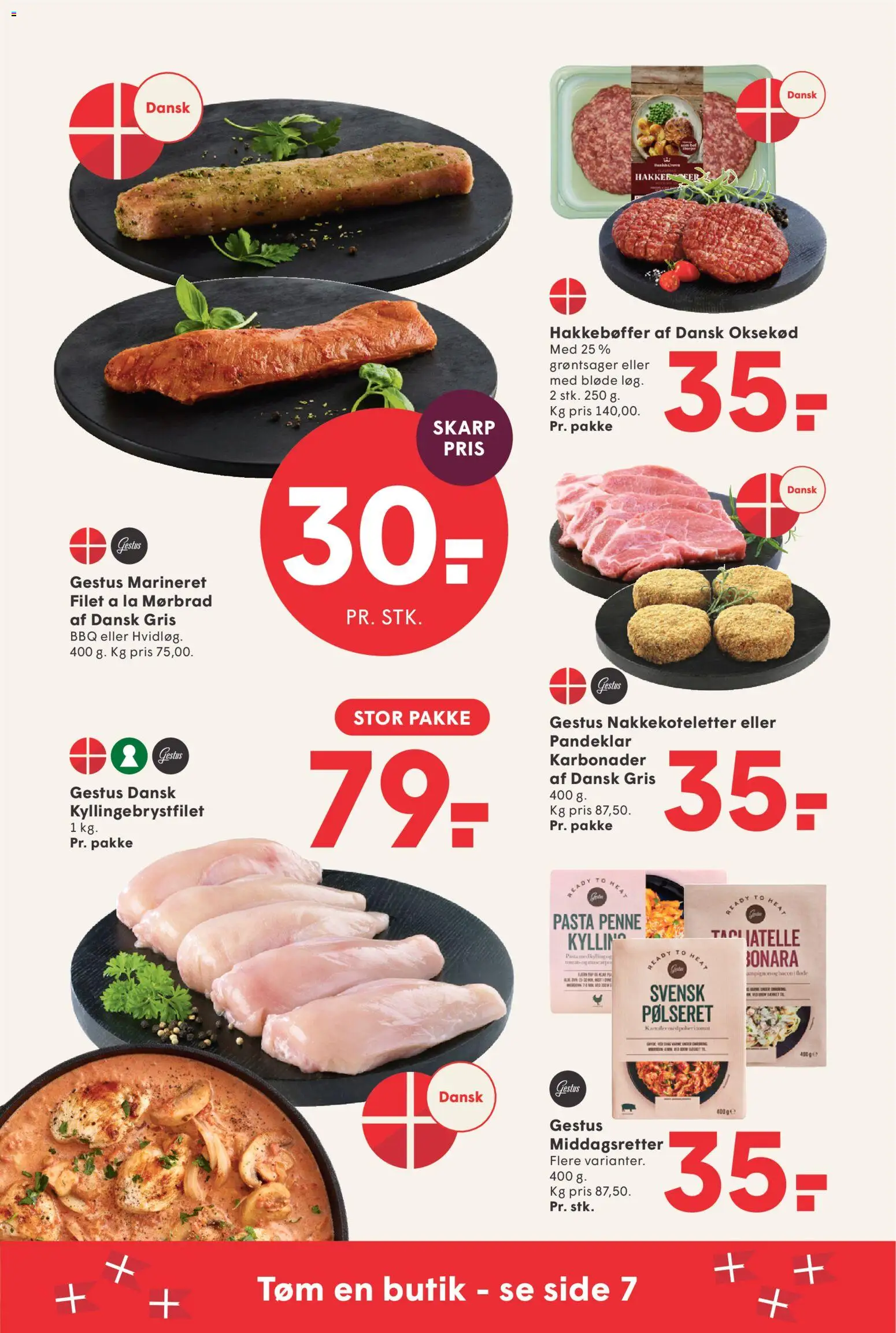 Spar tilbudsavis – gyldig fra 11/09/2026 | Side: 3 | Produkter: Pasta, Oksekød, Fløde, Bacon