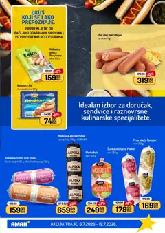 Mortadela, mini 500 g - pregled Aman kataloga - važi od 06.07.2026 | Strana: 7