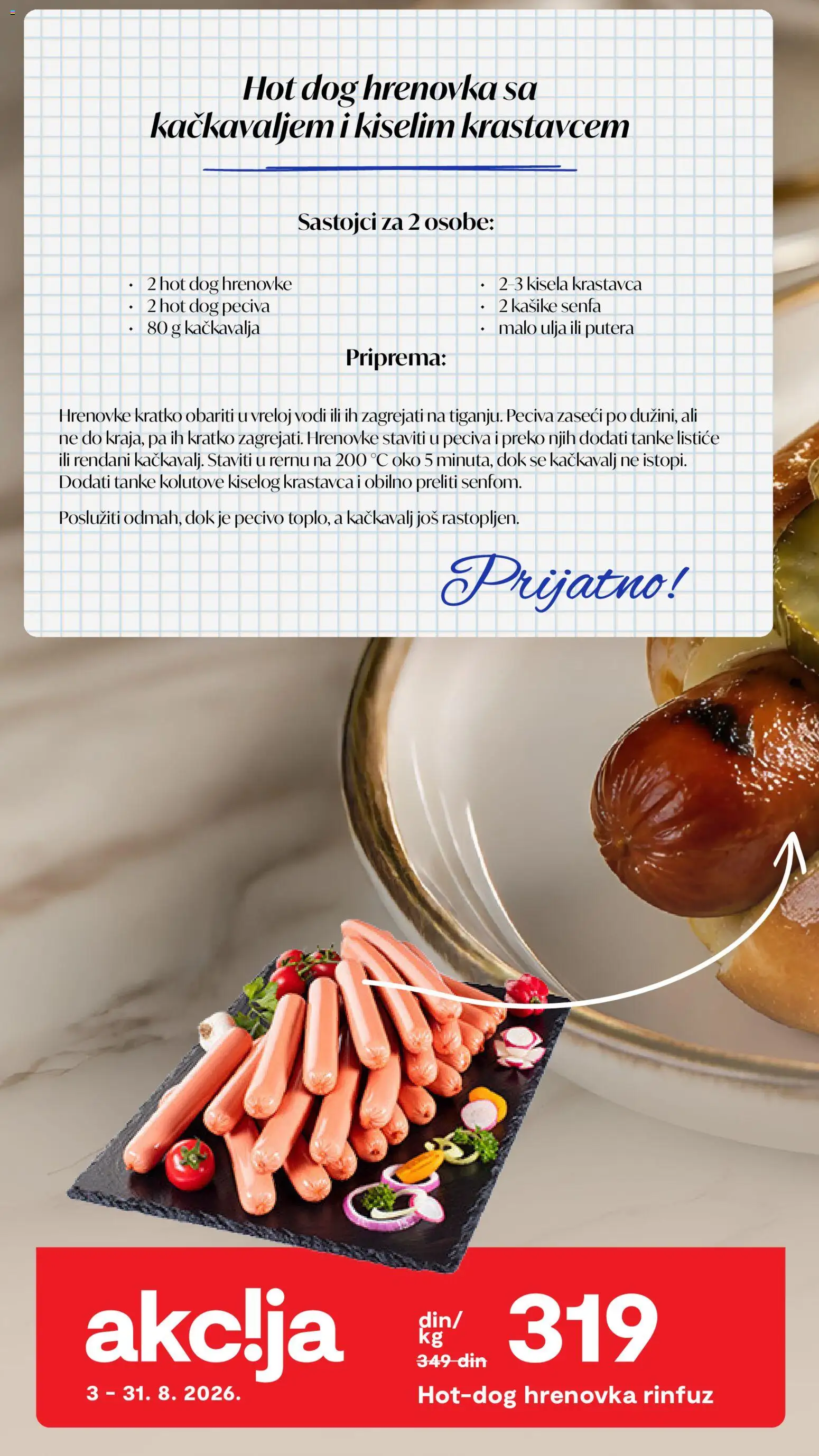 Matijevic katalog - važi od 14.08.2026 | Strana: 12 | Proizvode: Kačkavalj, Hot dog, Pecivo, Sastojci