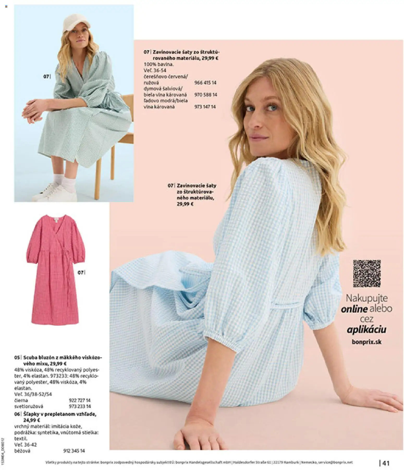 Nové Bonprix akcie – leták je platný od 31.03.2026 | Strana: 43 | Produkty: Šaty