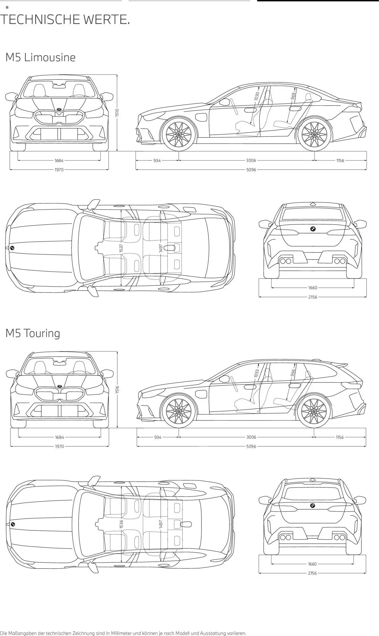 BMW M5 Limousine / Touring – gültig ab 01.07.2025 | Seite: 14