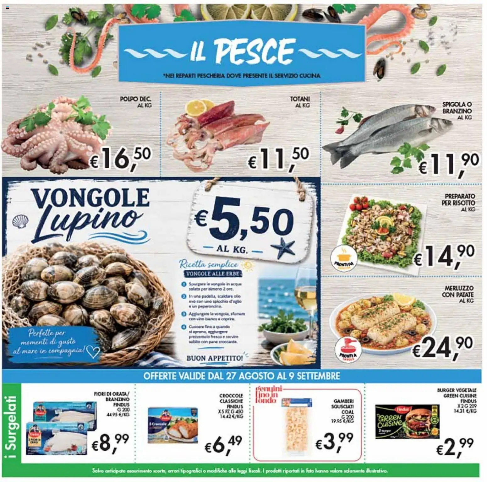 Volantino Coal del 27/08/2026 | Pagina: 8 | Prodotti: Pane, Gamberi, Patate, Fiori