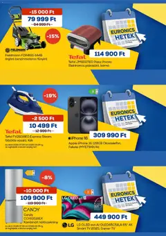 Euronics akciós újság - amely érvényes a következő dátumtól: 2026.07.30.