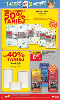 Pogląd oferty "POLOmarket gazetka" - ważna od 23.09.2026 | Strona: 74 | Produkty: Ściereczki, Tekstylia