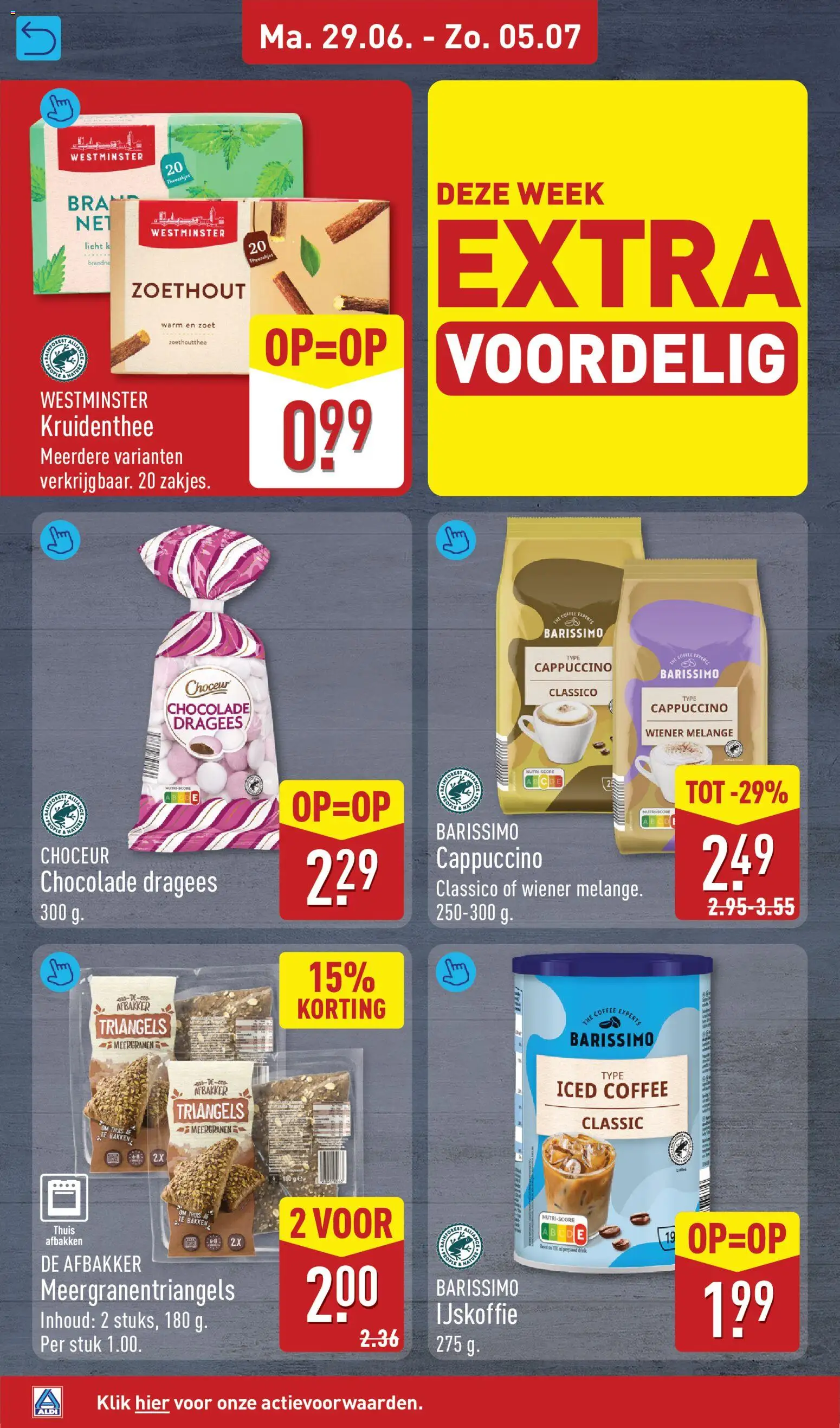 {H1} | Pagina: 12 | Producten: Chocolade, Zoethout, Cappuccino, Ijskoffie