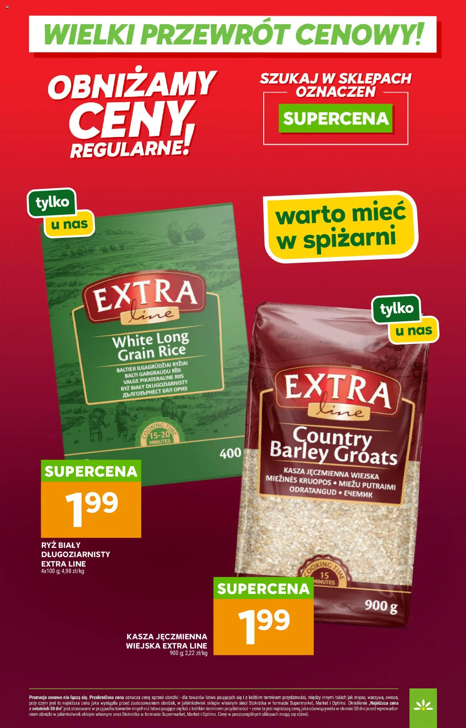 Stokrotka gazetka - Wielki przewrót cenowy od 14.05.2026 | Strona: 17 | Produkty: Kasza, Kasza jęczmienna, Stokrotka, Ryż