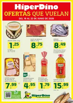 Vista previa HiperDino folleto válido desde el 19.06.2026
