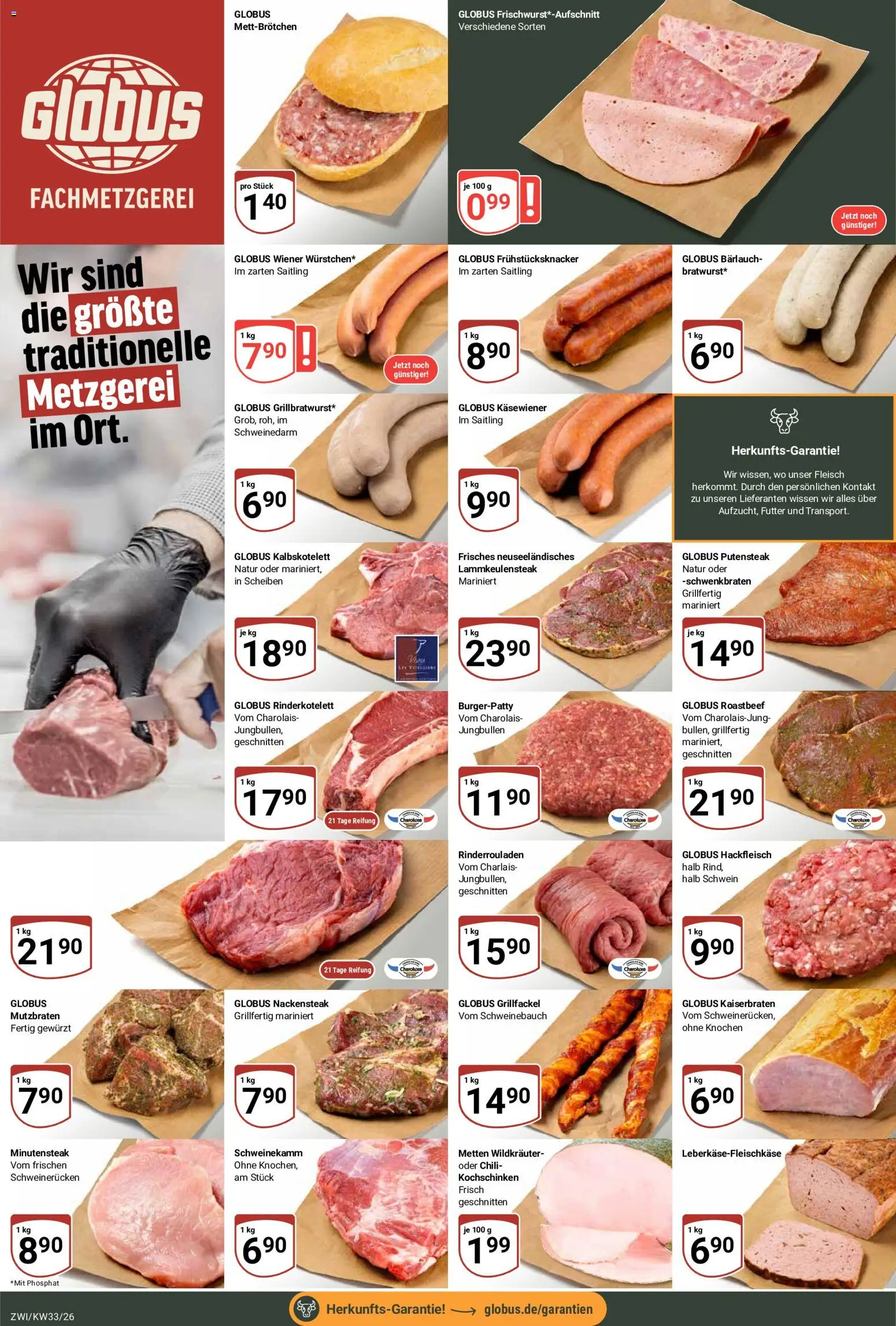 Globus Prospekt Zwickau – gültig ab 10.08.2026 | Seite: 12 | Produkte: Schweinebauch, Chili, Schweinerucken, Hackfleisch