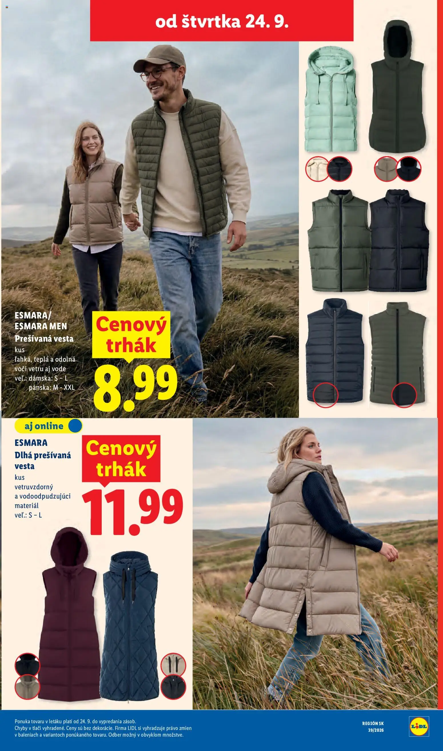 Nové Lidl akcie – leták je platný od 21.09.2026 | Strana: 81 | Produkty: Vesta