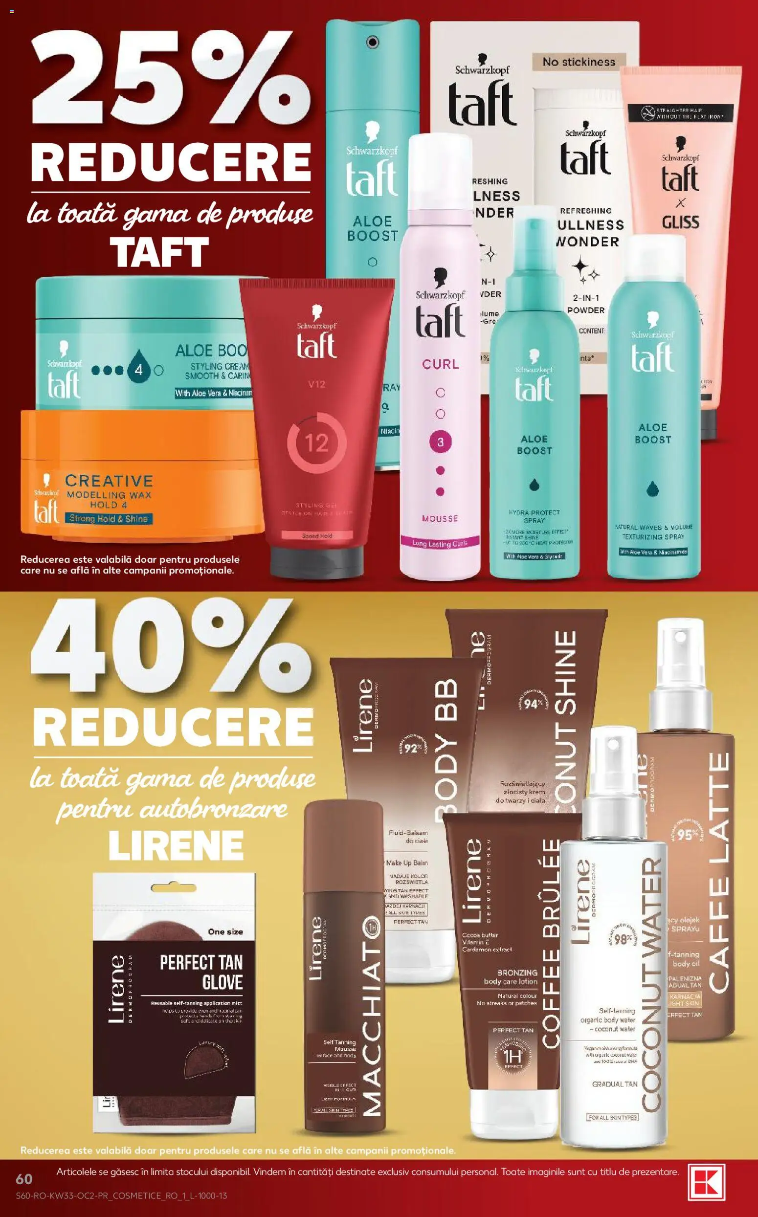 Noul catalog Kaufland – valabil de la 12.08.2026 | Pagină: 60 | Produse: Aloe vera, Body, Creative