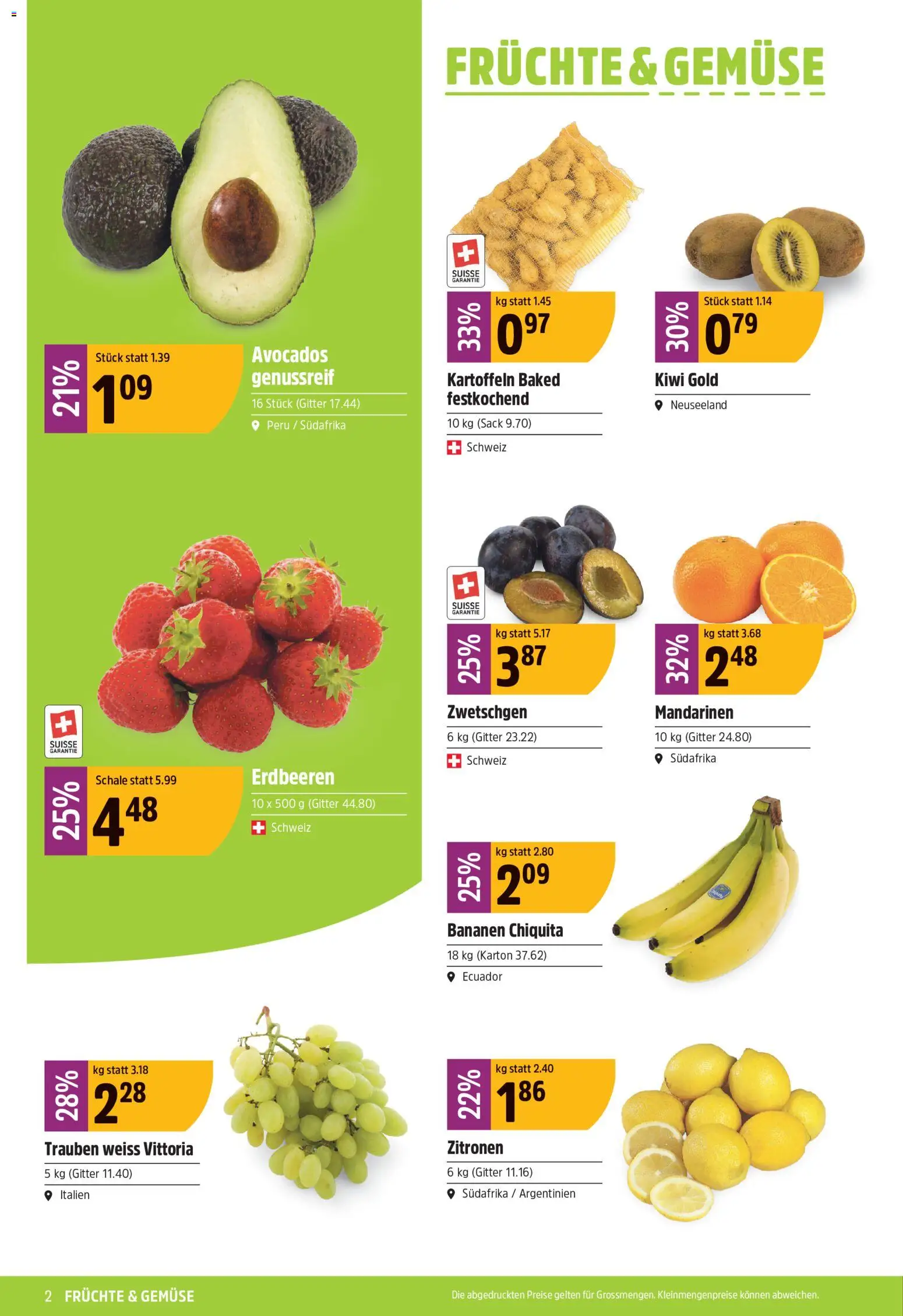 TopCC aktionen – gültig ab 17.08.2026 | Seite: 2 | Produkte: Gitter, Zwetschgen, Kartoffeln, Kiwi