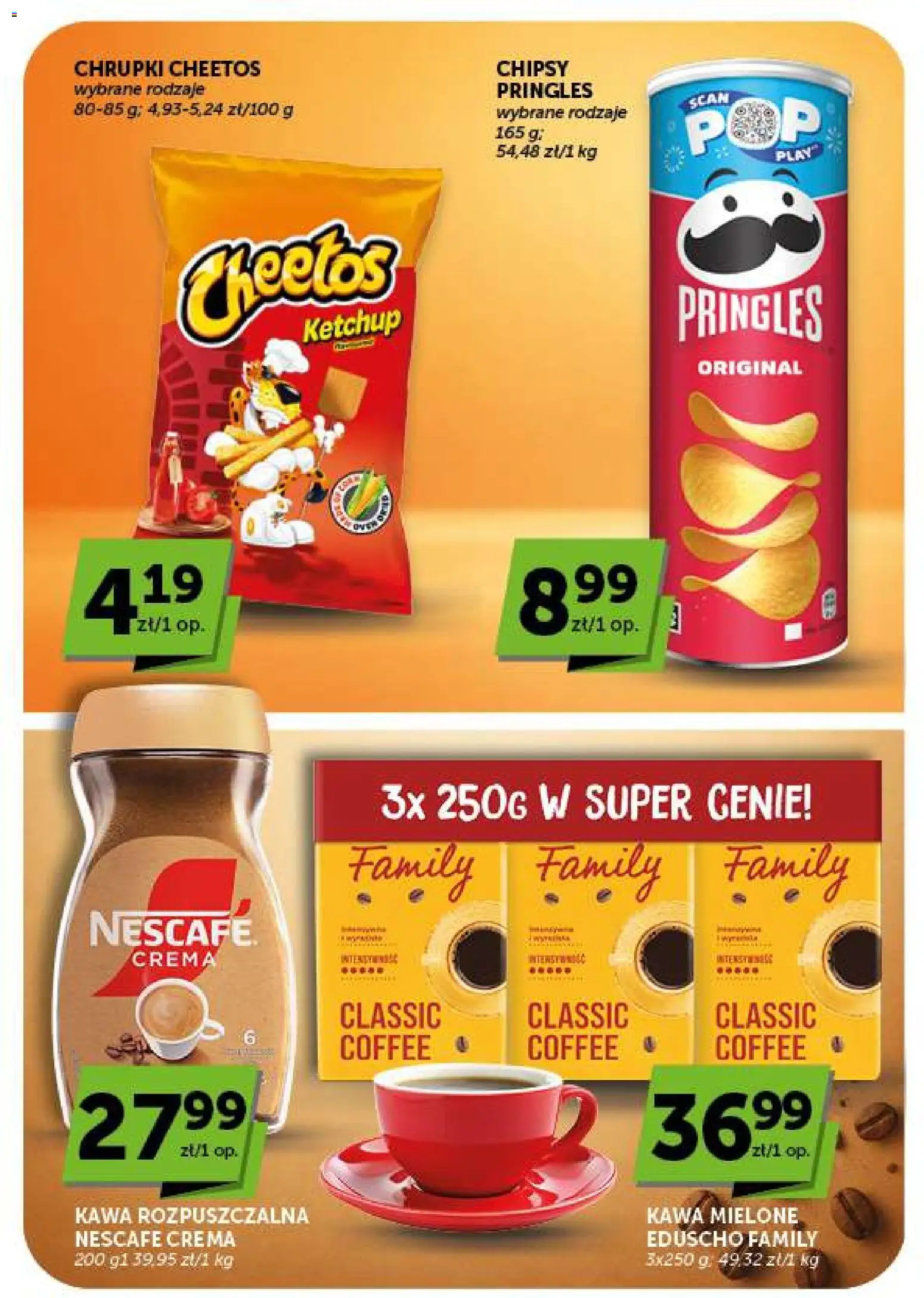Groszek gazetka od 17.09.2026 | Strona: 36 | Produkty: Chrupki, Kawa rozpuszczalna, Kawa, Pringles