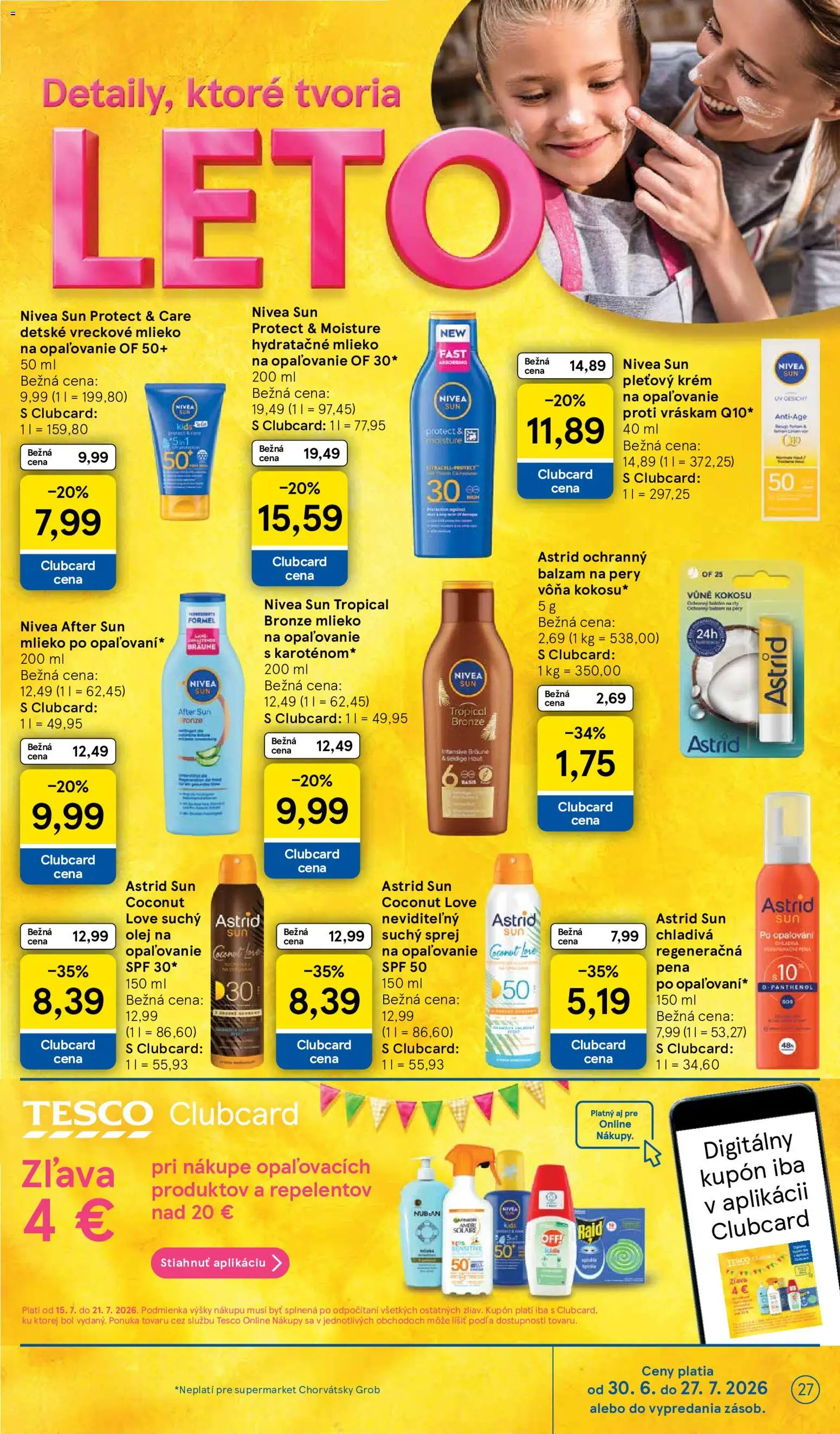 Nové Tesco akcie – leták je platný od 15.07.2026 | Strana: 27