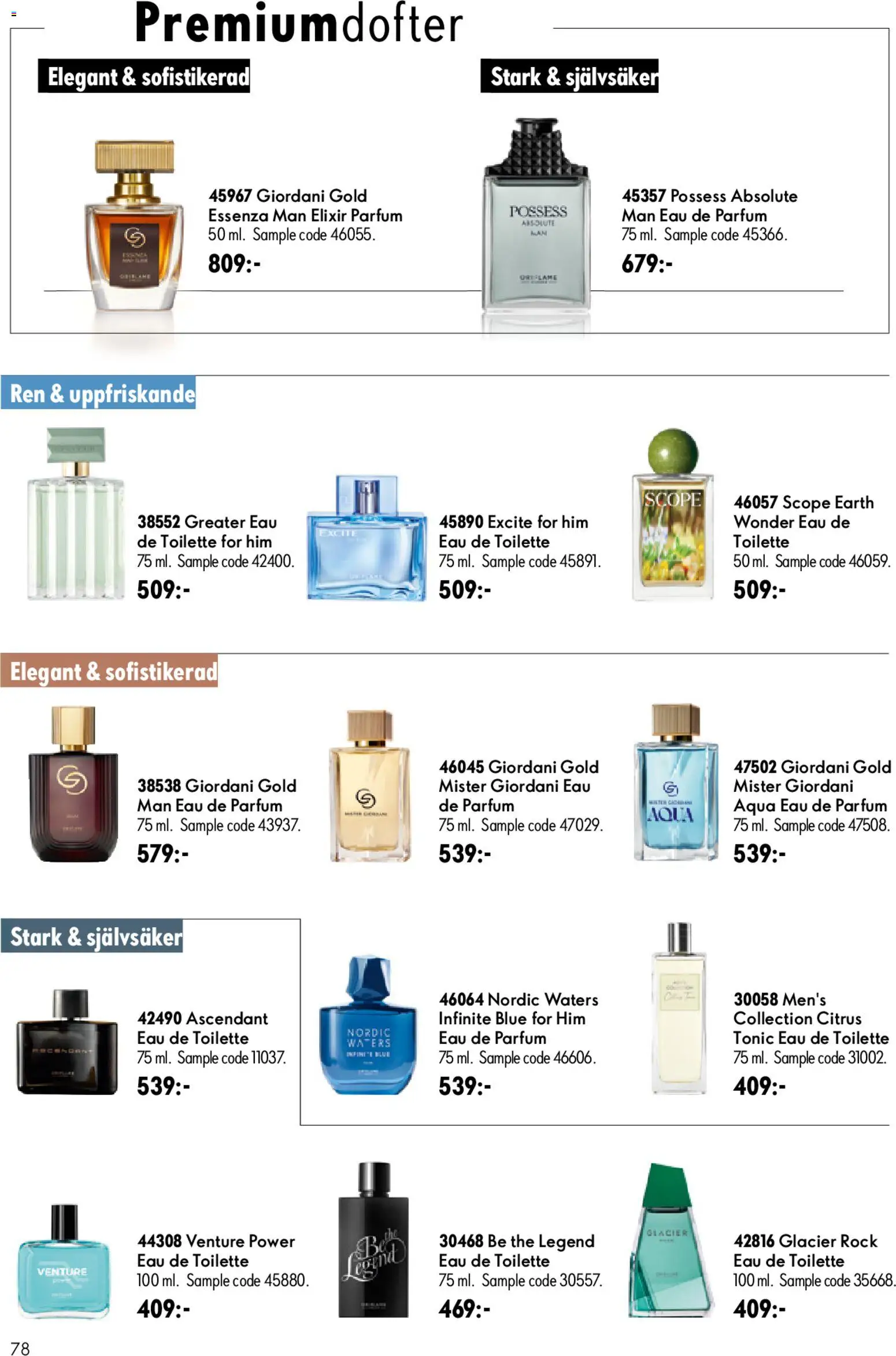 Oriflame reklamblad aktuell från 15/07/2026 | Sida: 78
