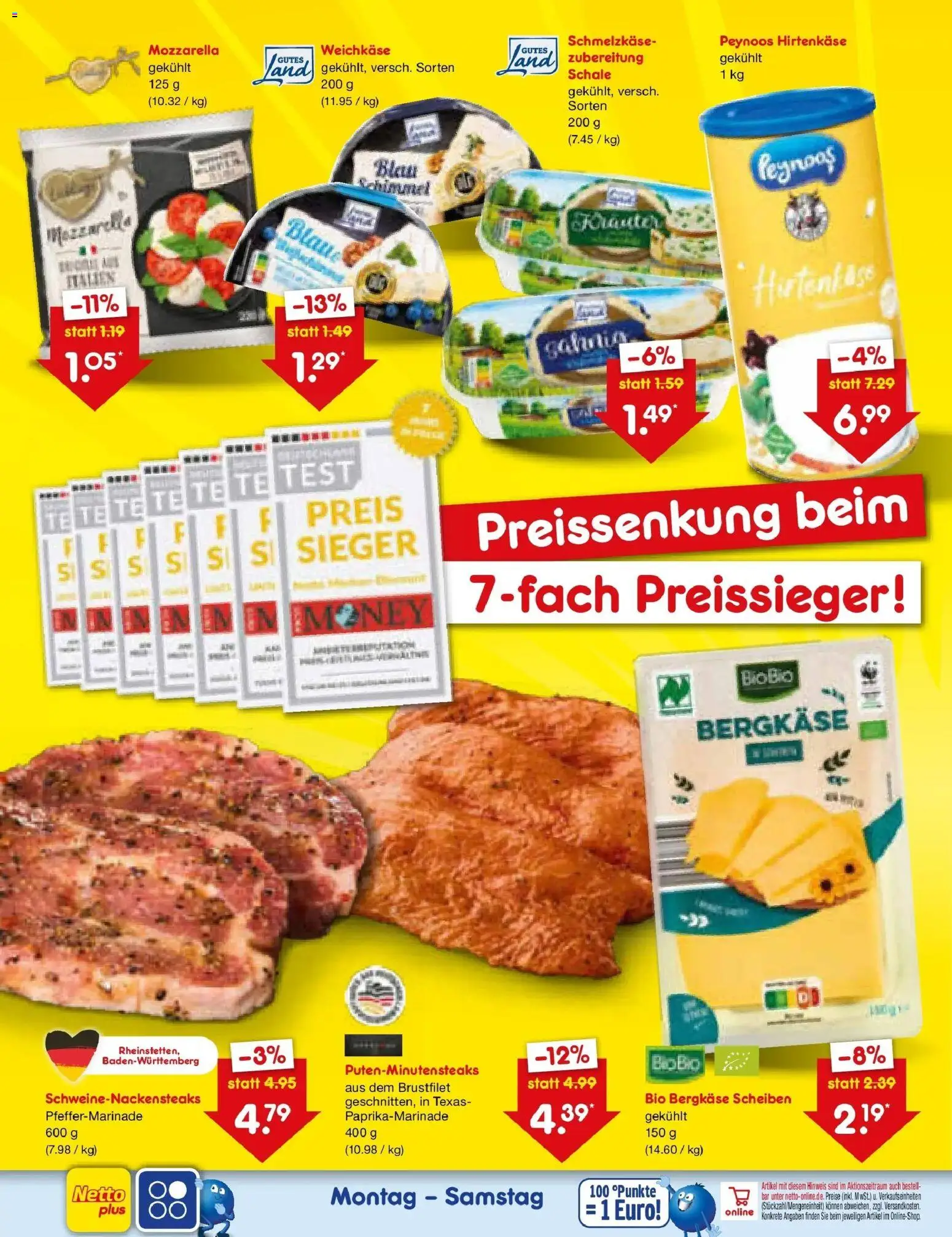 Netto Marken-Discount Prospekt Waiblingen-Bittenfeld – gültig ab 14.06.2026 | Seite: 6 | Produkte: Mozzarella