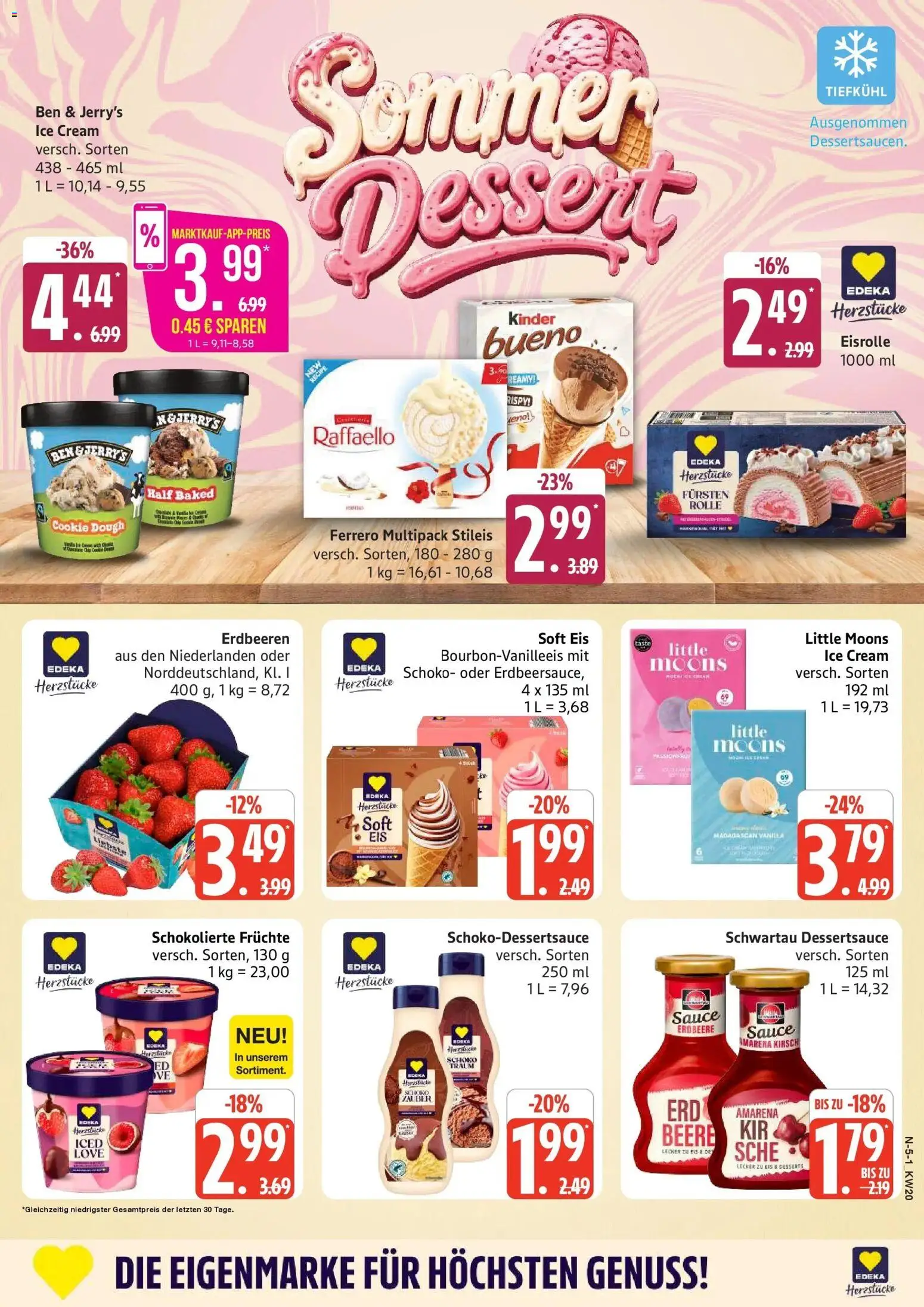 Marktkauf Prospekt Cuxhaven	 – gültig ab 10.05.2026 | Seite: 5 | Produkte: Raffaello, Ben & Jerry's, Erdbeeren, Eis
