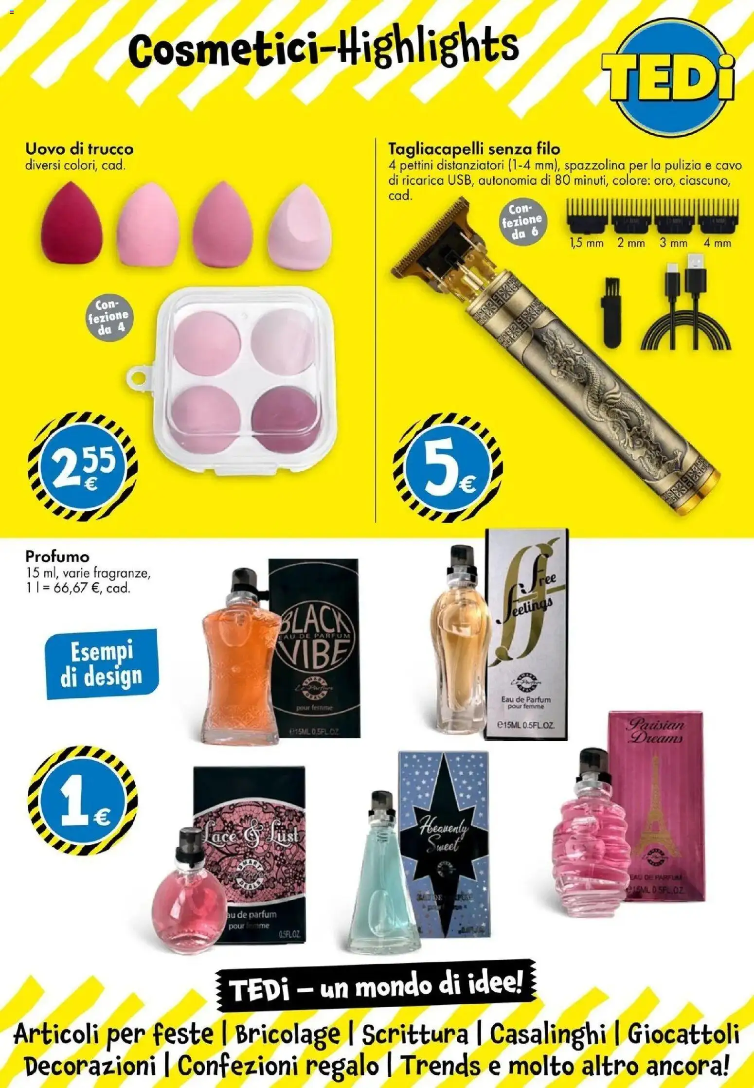 Volantino TEDi del 23/08/2026 | Pagina: 13 | Prodotti: Giocattoli, Tagliacapelli, Trucco, Decorazioni