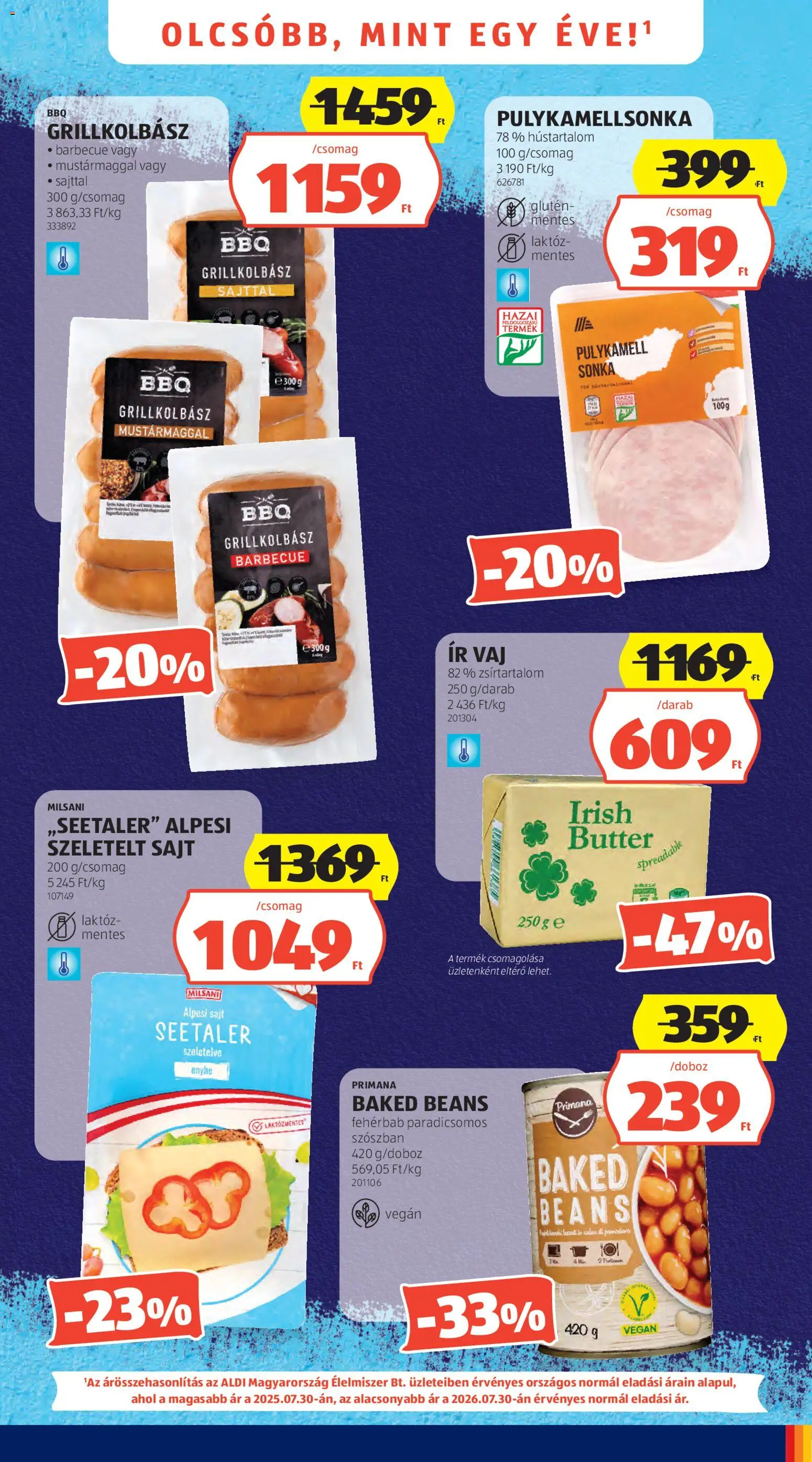 Aldi akciós ujság - amely érvényes a következő dátumtól: 2026.07.30. | Oldal: 3