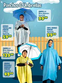 Crazy Store specials catalogue – valid from 23.04.2026 | Page: 16 | Products: Umbrella, Raincoat