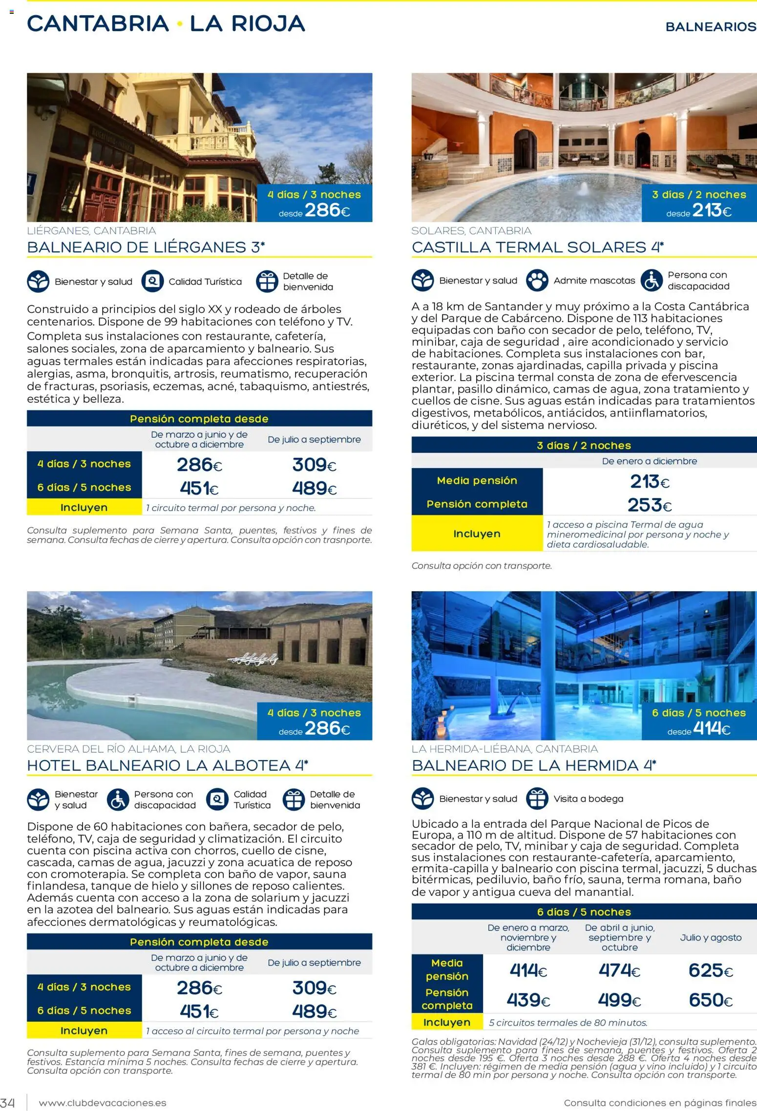 Viajes El Corte Inglés Club de Vacaciones │ válido desde el 01.02.2026 | Página: 34 | Productos: Ηλεκτρονικα ειδη, Teléfono, Aire acondicionado, Baño