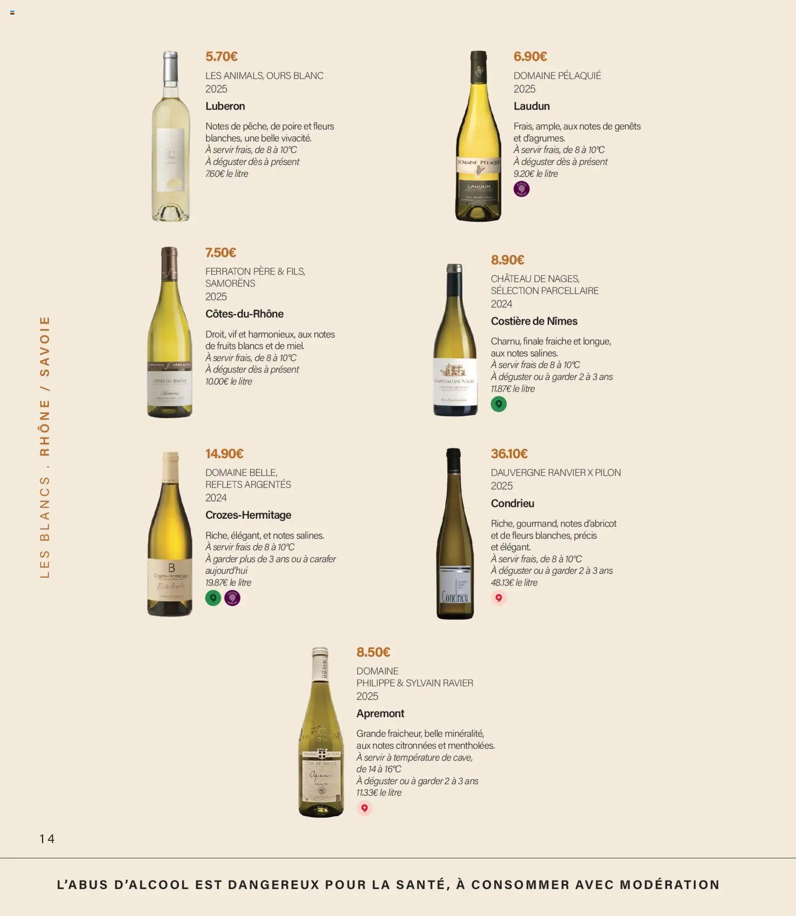 {H1} | Page: 14 | Produits: Poire, Fleurs, Fruits, Condrieu