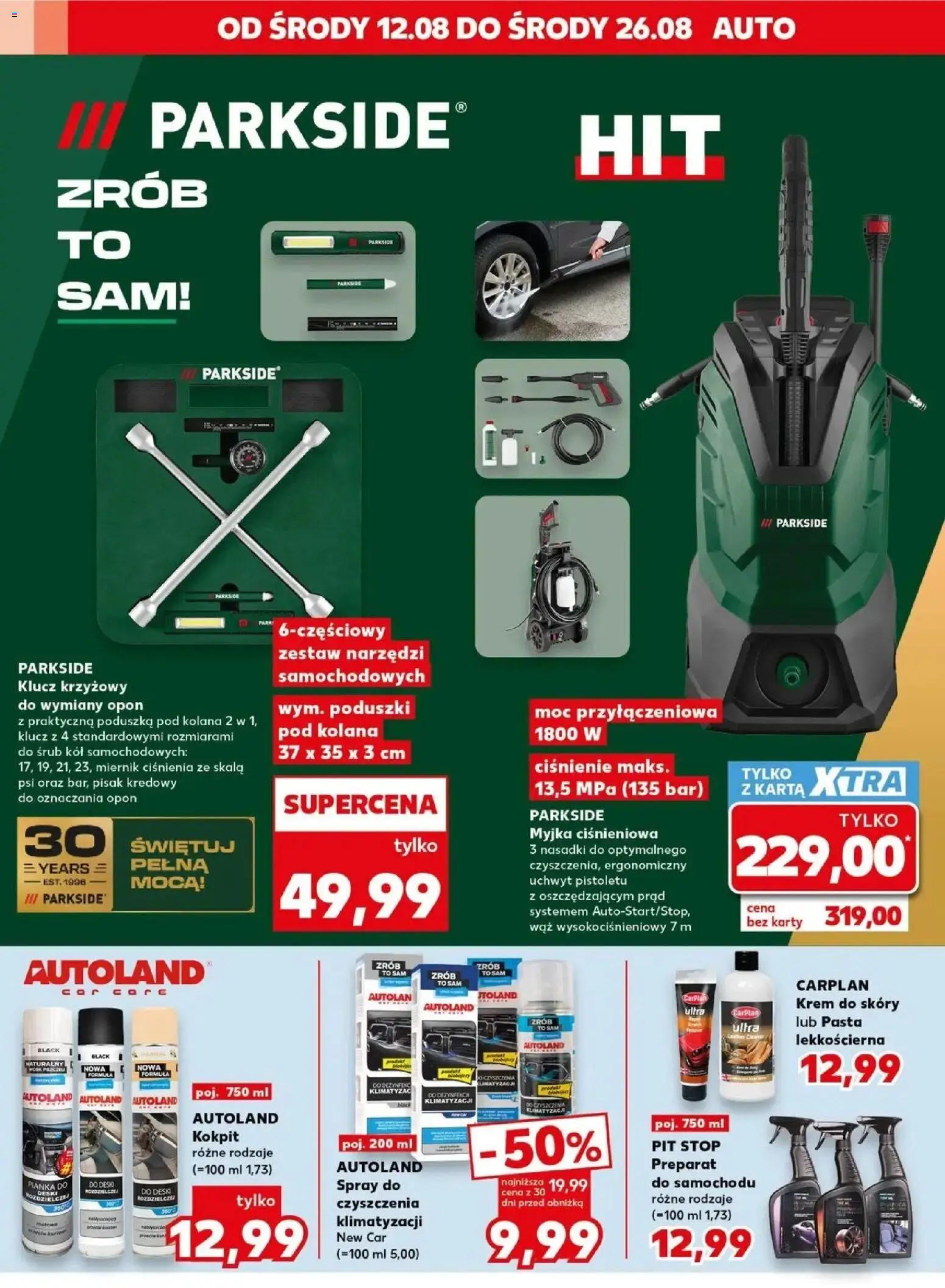 Kaufland gazetka od 12.08.2026 - od jutra PDF | Strona: 6 | Produkty: Myjka ciśnieniowa, Cleaner, Pasta, Krem