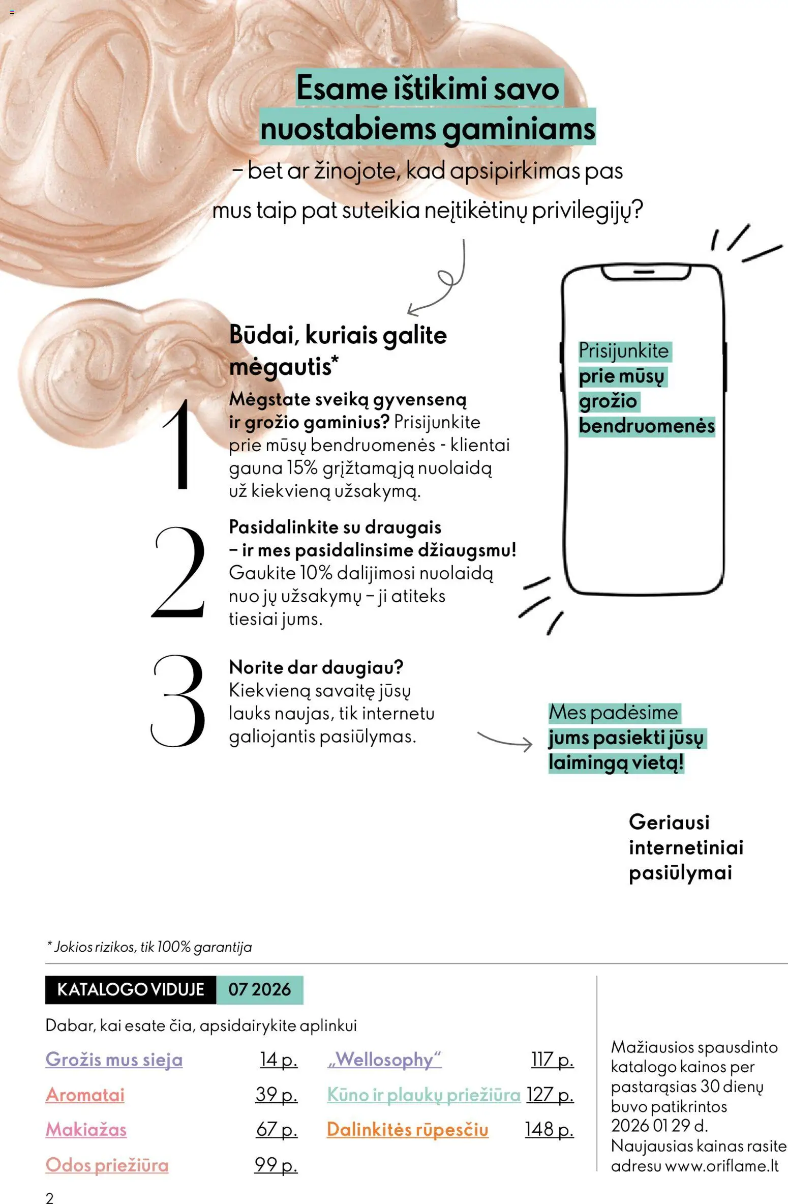 Oriflame akcijos nuo 13.05.2026 | Puslapis: 2 | Prekių: Makiažas