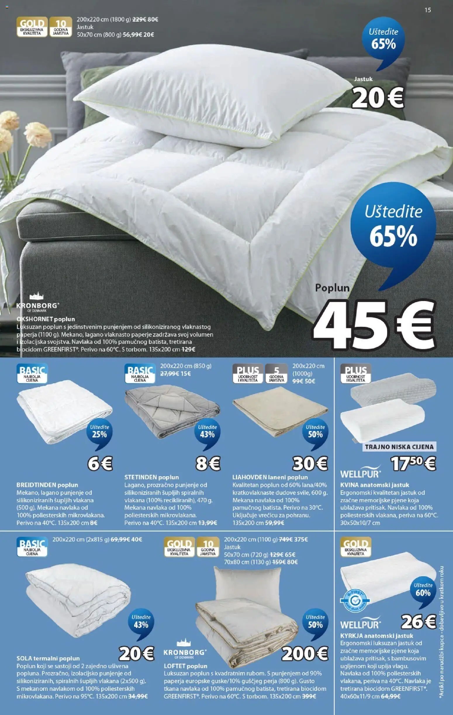 JYSK katalog | vrijedi od 09.09.2026 | Stranica: 15