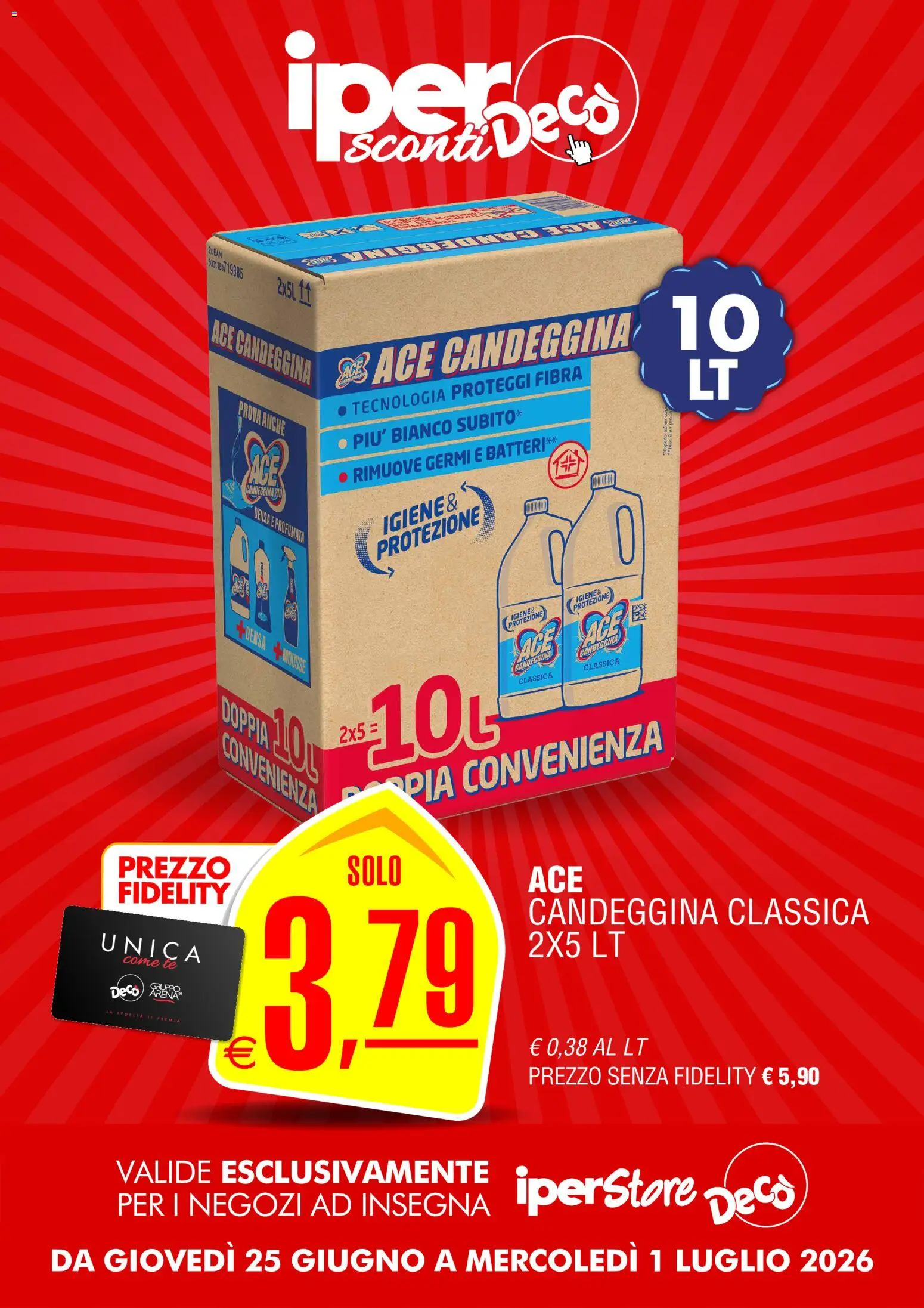 Volantino Decò del 25/06/2026 | Pagina: 11 | Prodotti: Tè, Candeggina