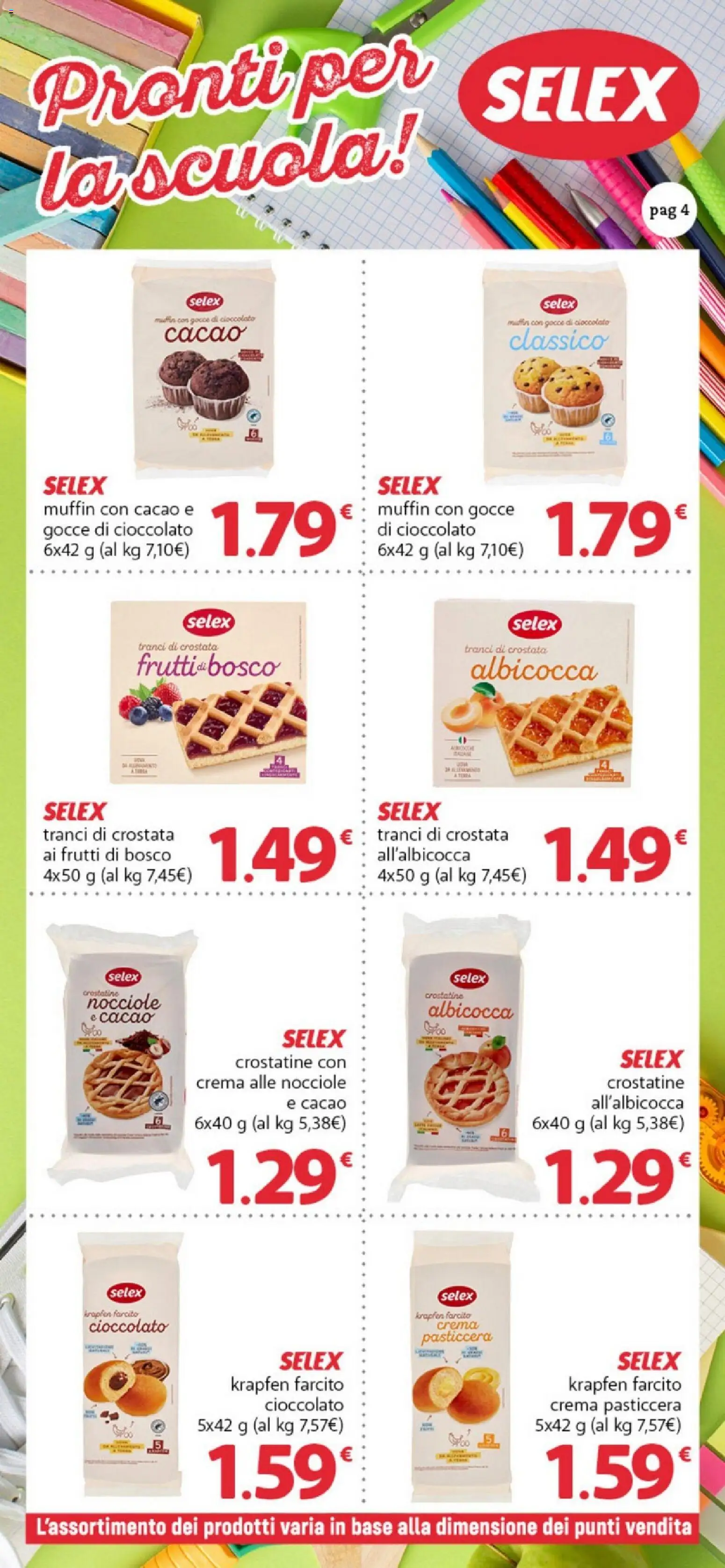 Volantino DOK del 11/09/2026 | Pagina: 4 | Prodotti: Frutti di bosco, Crema, Crostatine, Nocciole