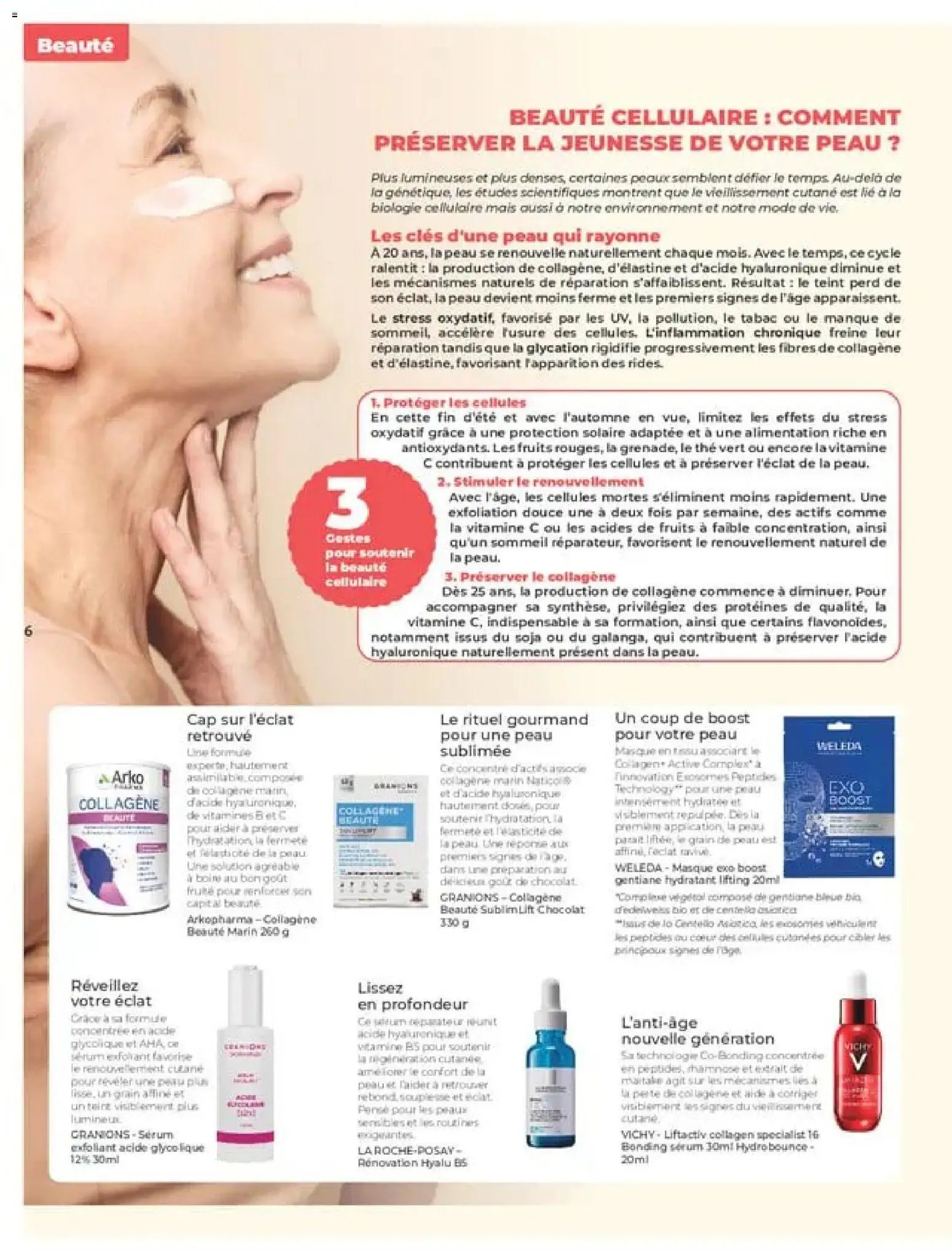 {H1} | Page: 6 | Produits: Serum, Mais, Chocolat, Thé